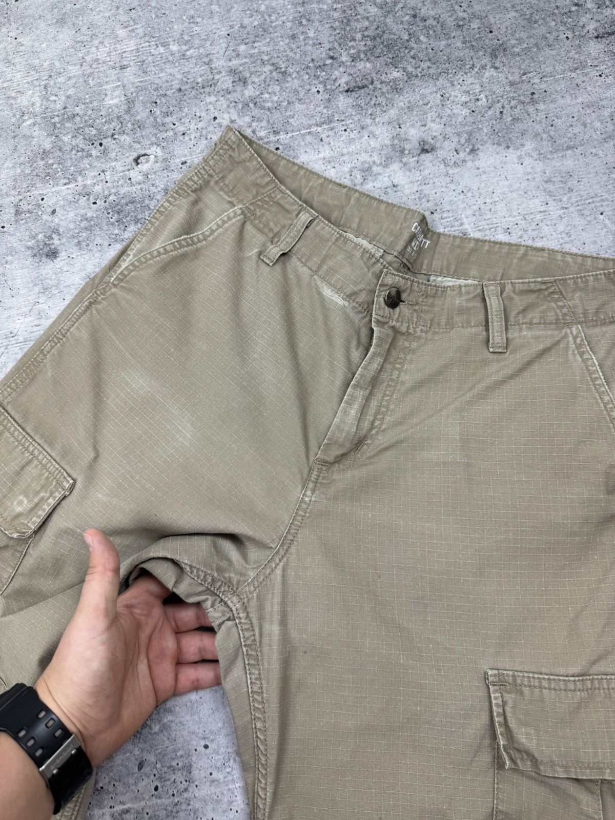 Carhartt Wip Vintage Carhartt WIP Regular Aviation Cargo Pants Trousers M Size US 32 / EU 48 - 10 Thumbnail