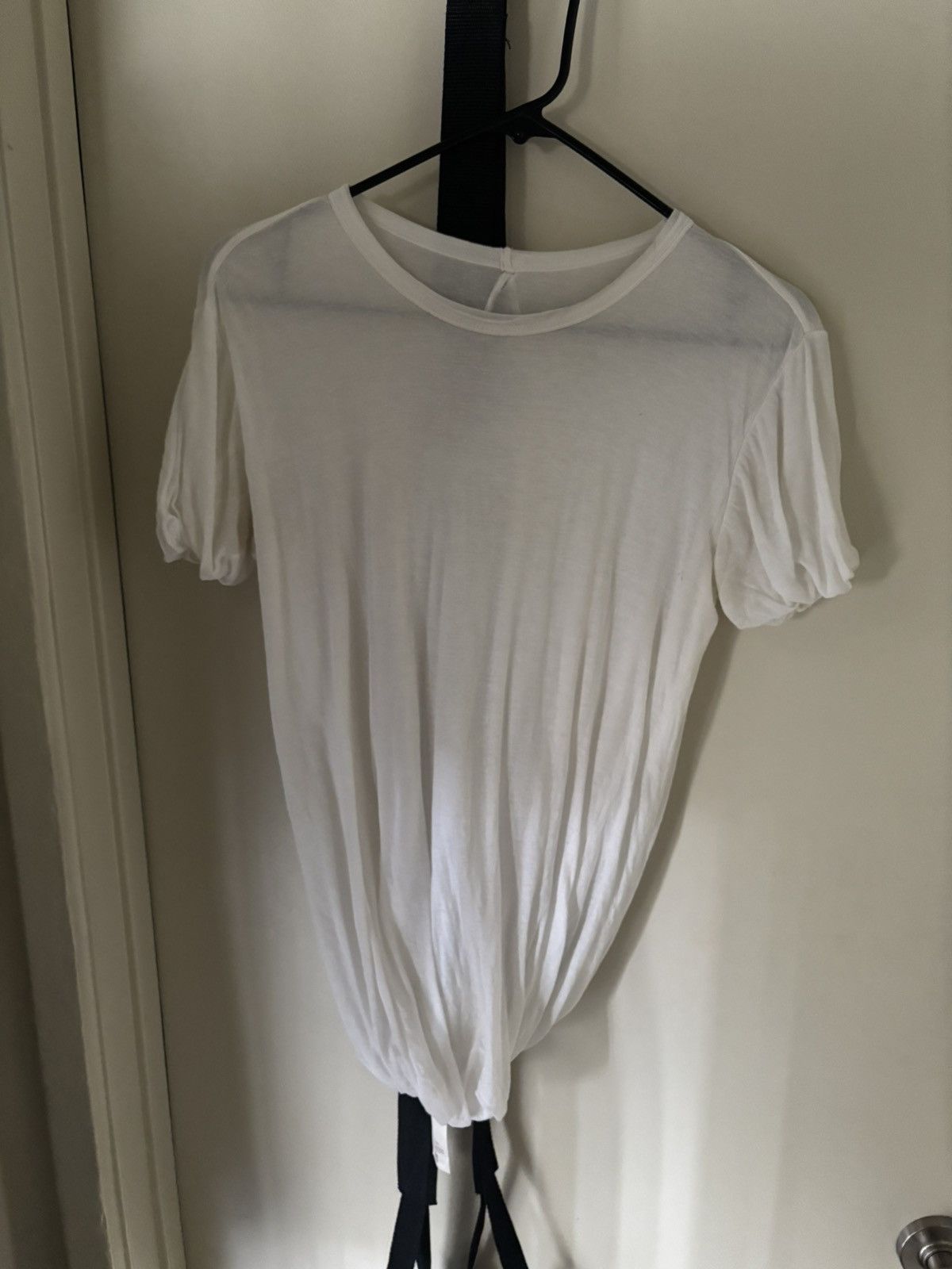 Rick Owens Double Layer short sleeve tee Size US M / EU 48-50 / 2 - 1 Thumbnail