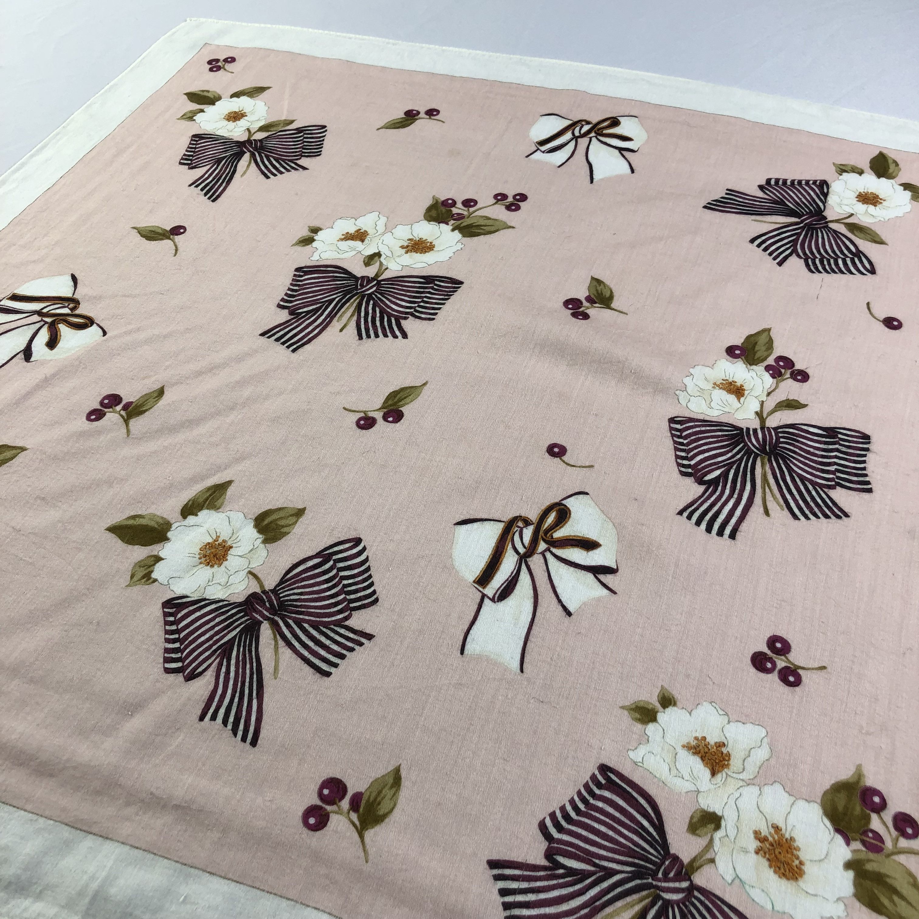 Nina Ricci Nina Ricci Ribbons Handkerchief Neckerchief Bandana H1896 Size ONE SIZE - 3 Thumbnail