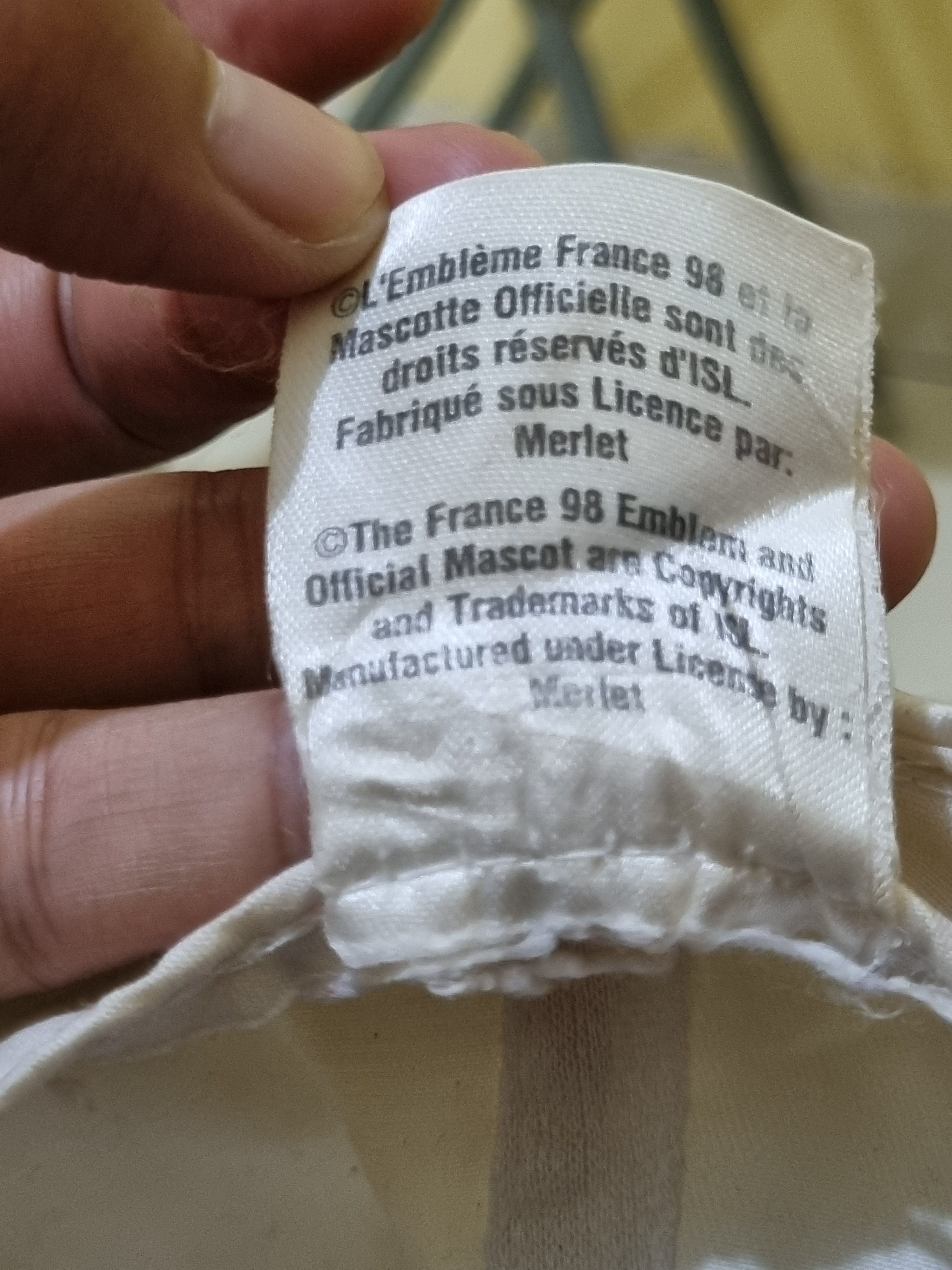 Vintage France World cup 98 hat Size ONE SIZE - 8 Thumbnail