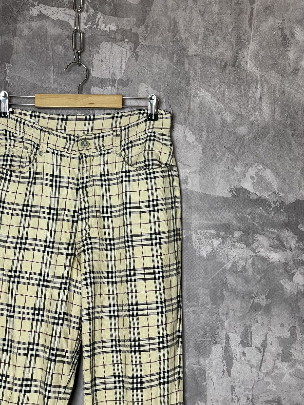Burberry × Vintage Burberry nova check pants vintage full print Size 28" / US 6 / IT 42 - 3 Thumbnail