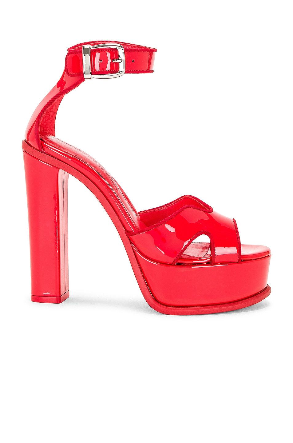 Alexander McQueen o1y0225 Sandals in Red Size US 10 / IT 40 - 1 Thumbnail