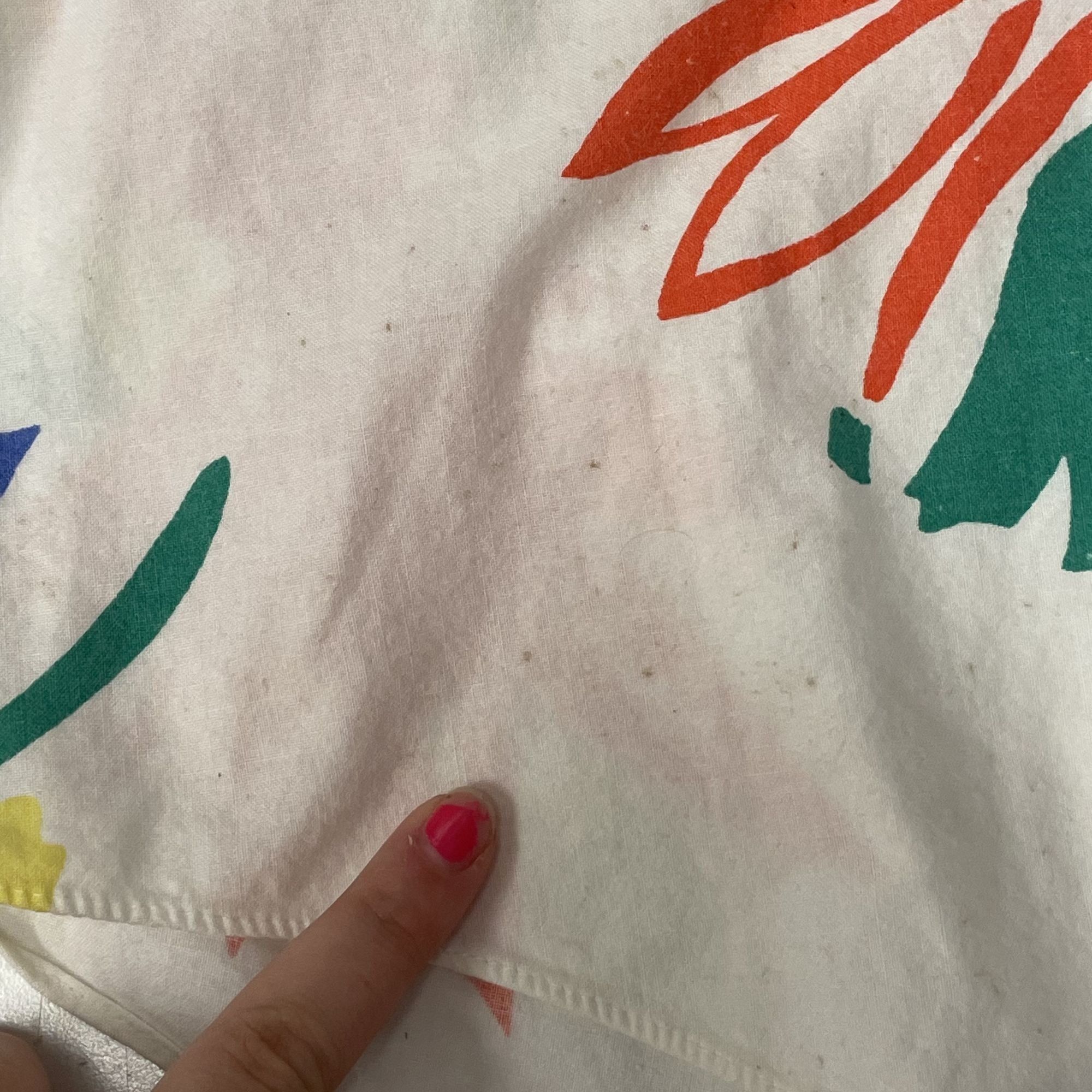 Other 80’s Basic White NEON Floral HAWAIIAN Multicolor Tro Size US XL / EU 56 / 4 - 6 Thumbnail