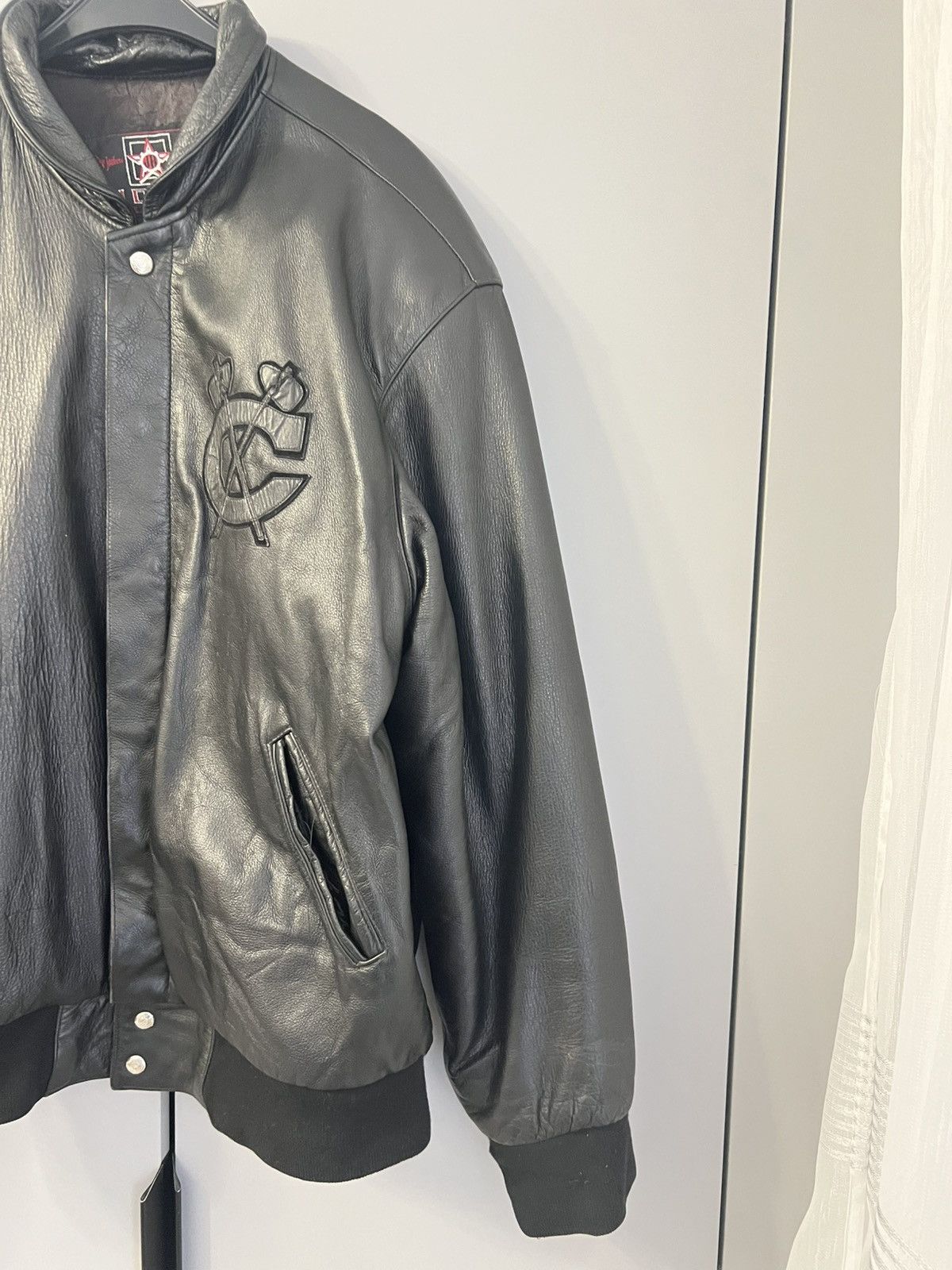 Jeff Hamilton Jeff Hamiltone Vintage Leather Chicago Blackhawks 🇺🇸 Size US L / EU 52-54 / 3 - 7 Thumbnail