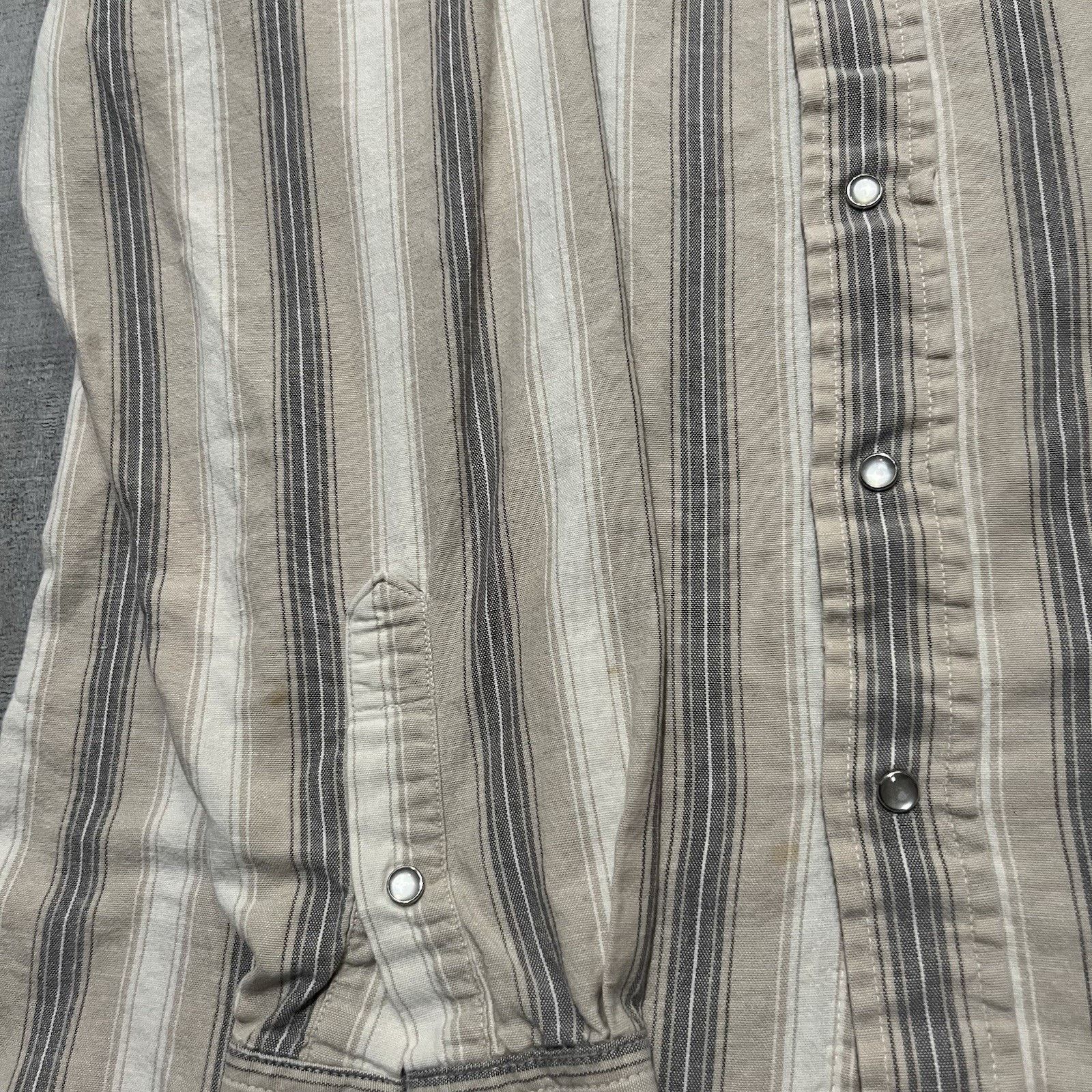 Panhandle Slim Vintage Panhandle Western Pearl Snap Striped Cowboy Shirt Size US L / EU 52-54 / 3 - 4 Thumbnail