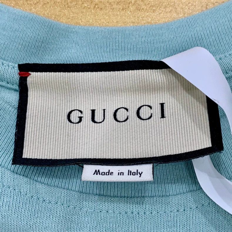 Gucci Gucci Tassel bird embroidery green round-neck cotton short- Size US XXS / EU 40 - 6 Thumbnail