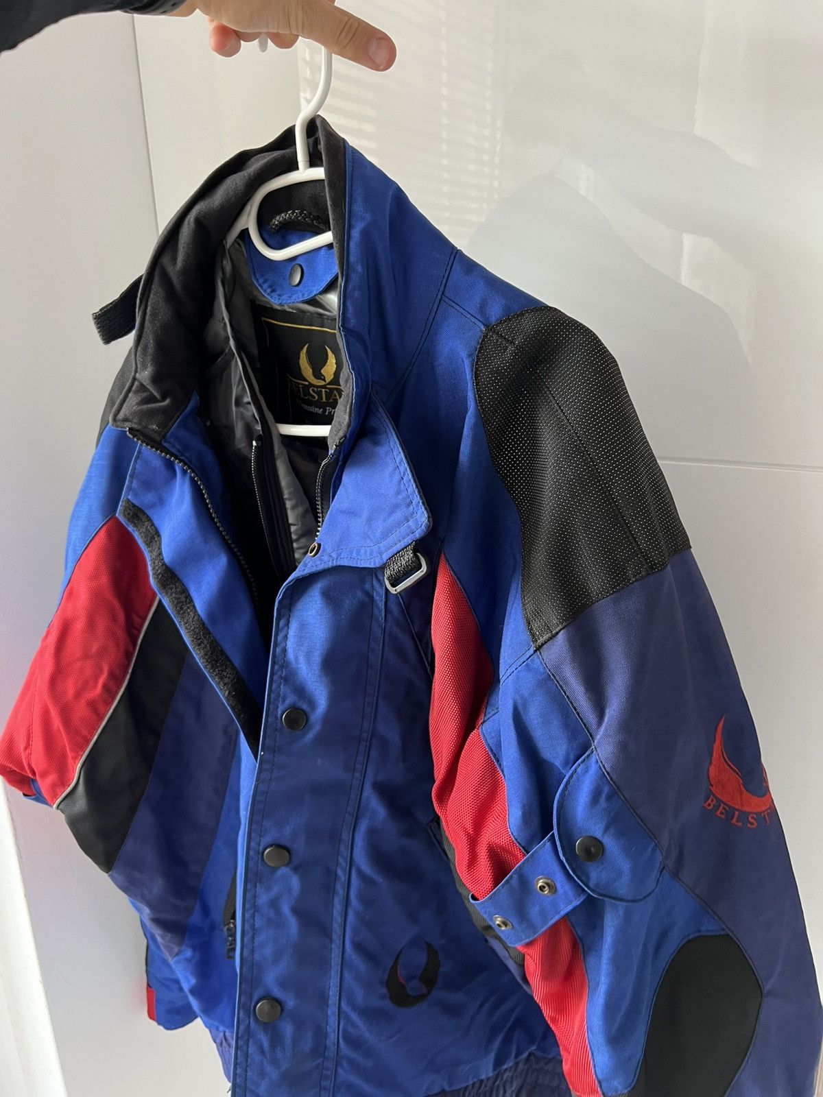 Belstaff Vintage Racing Belstaff 90s 2 in 1 Cordura Big Logo Jacket Size US L / EU 52-54 / 3 - 7 Thumbnail