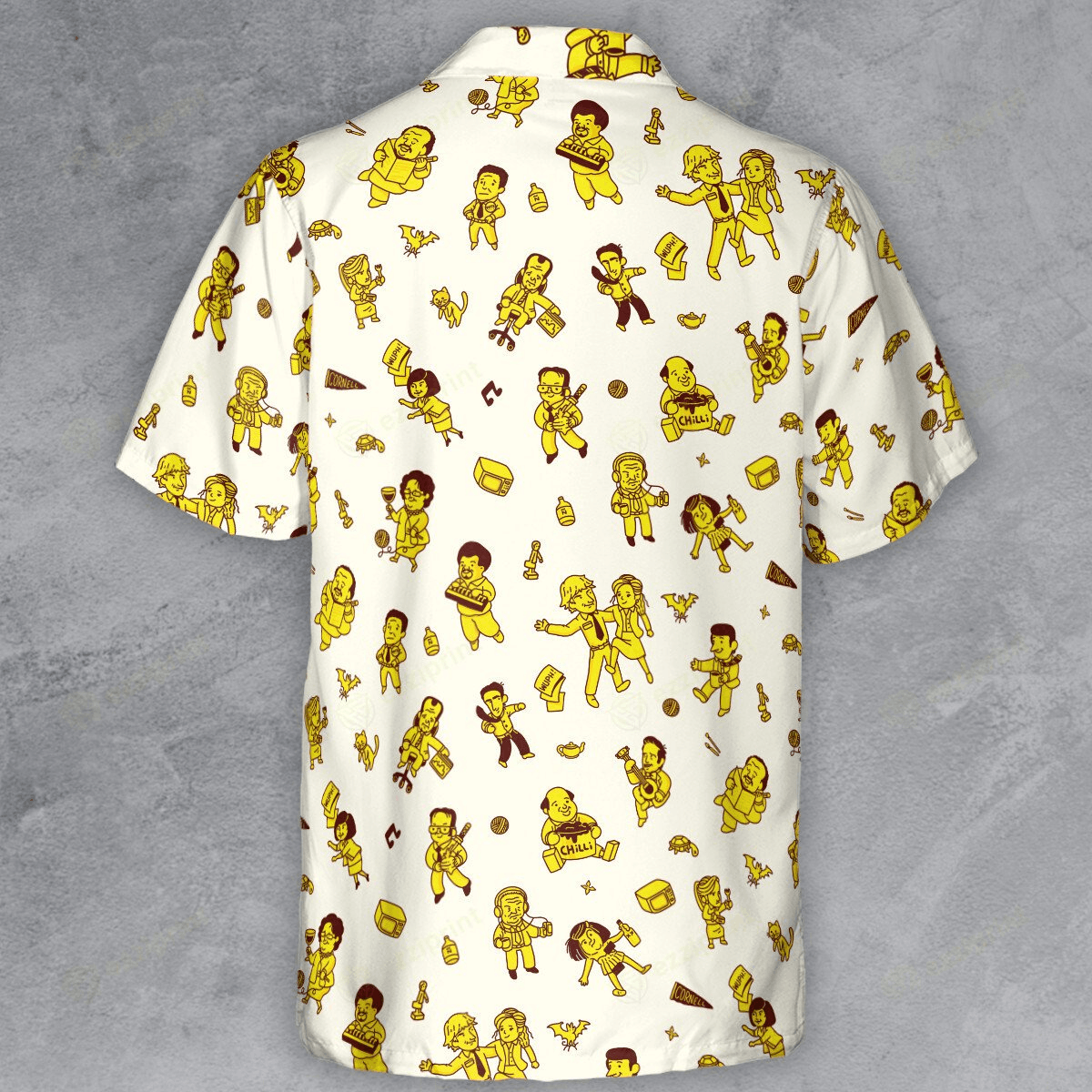 Designer × The Unbranded Brand The Office Characters Pattern Button Down Shirt Size US M / EU 48-50 / 2 - 3 Thumbnail