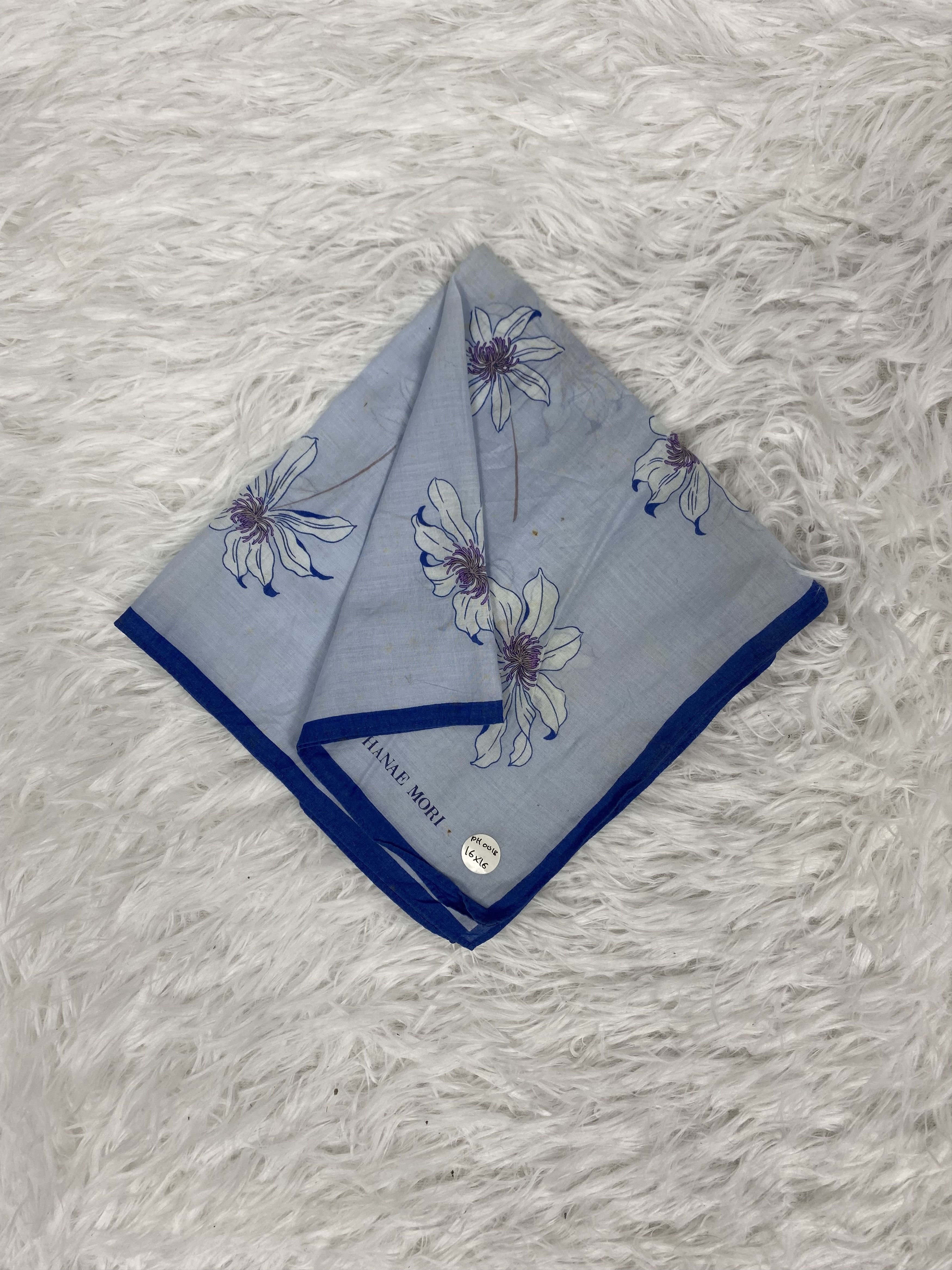 Hanae Mori × Vintage Vintage Hanae Mori Handkerchief PH0018 Size ONE SIZE - 1 Thumbnail