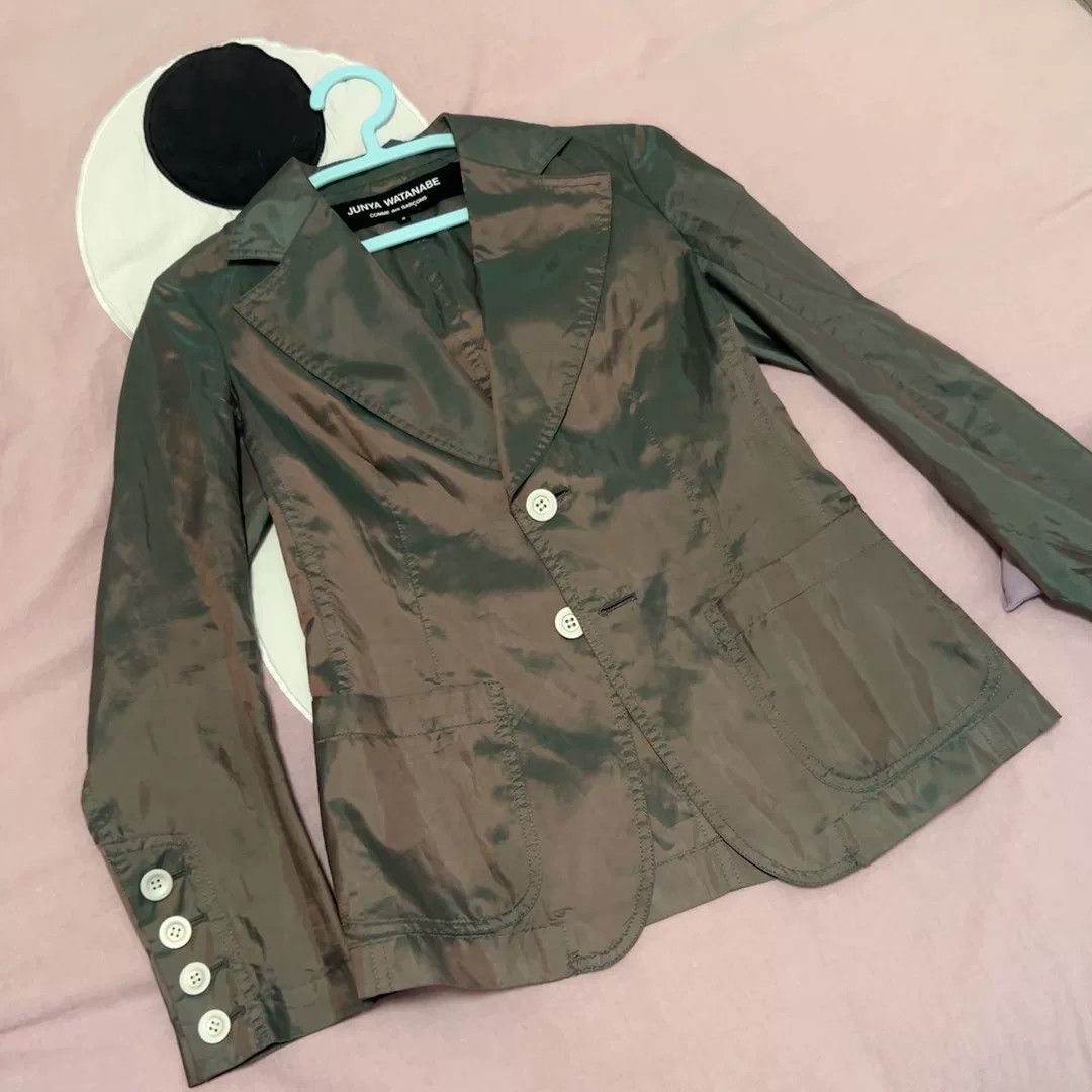 green vintage lightweight blazer from junya watanabe