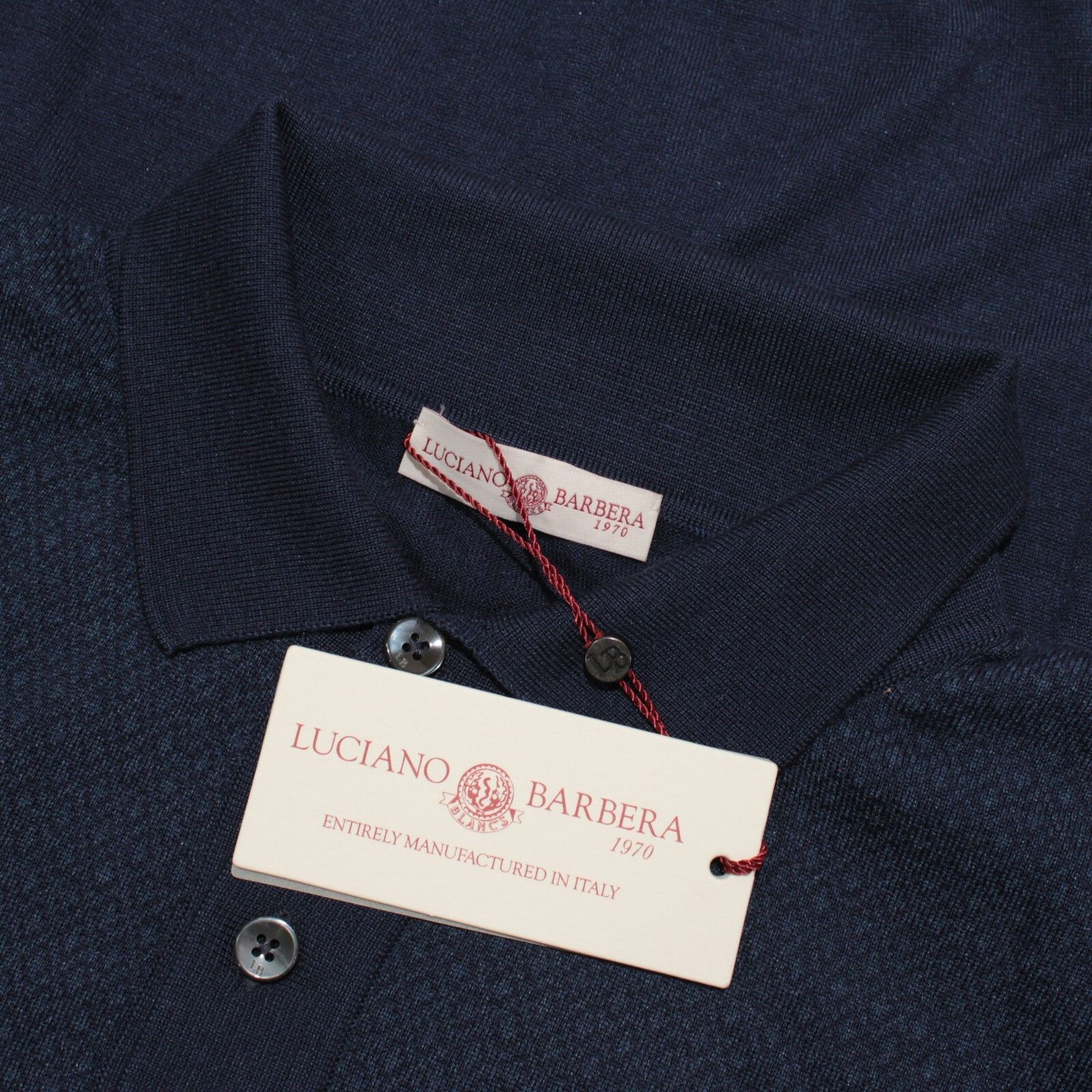 Luciano Barbera Luciano Barbera Sweater Size US M in Blue Size US M / EU 48-50 / 2 - 1 Thumbnail