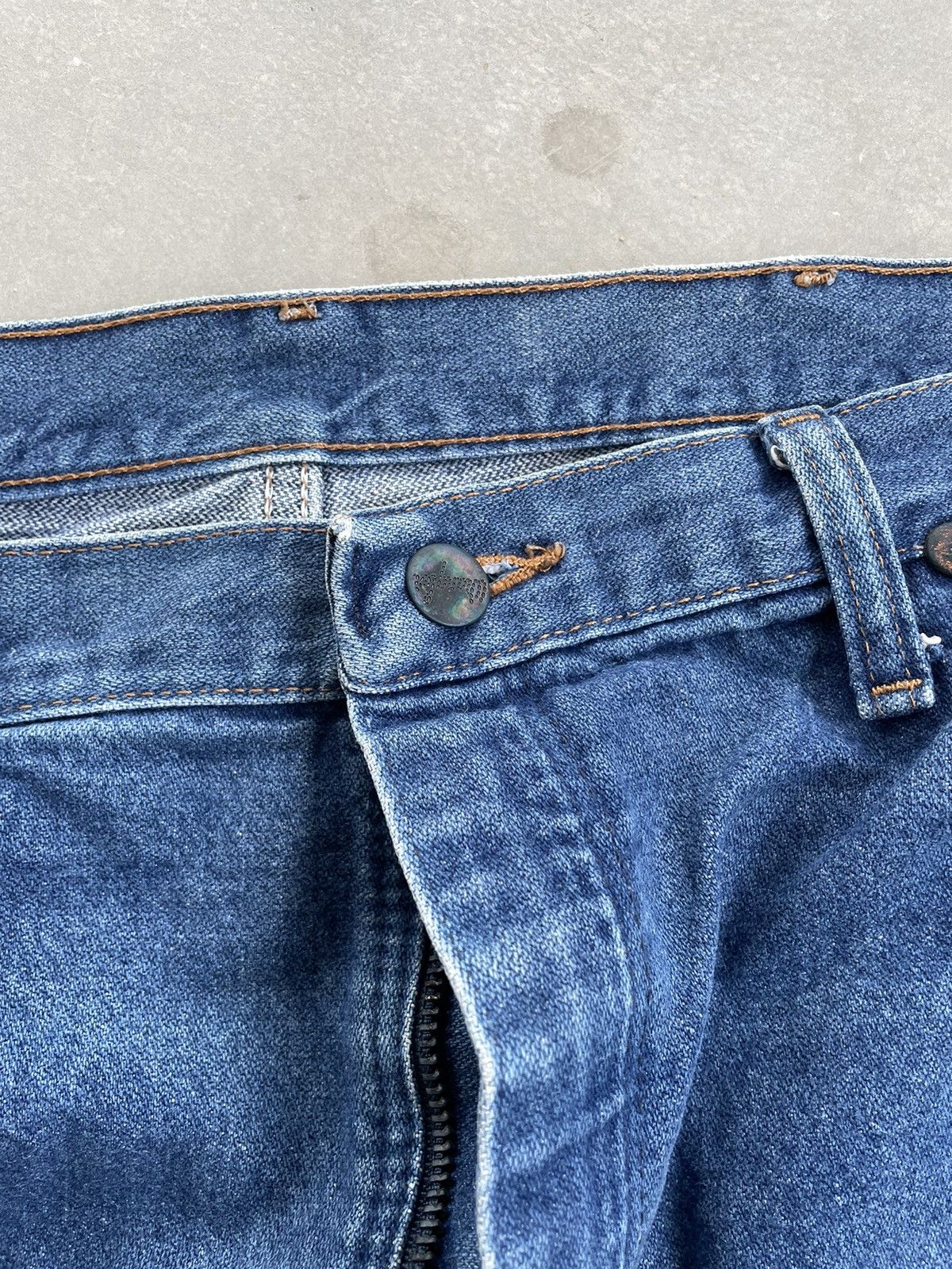 Vintage × Wrangler VINTAGE WRANGLER DISTRESSED DENIM PANT Size US 31 - 5 Thumbnail