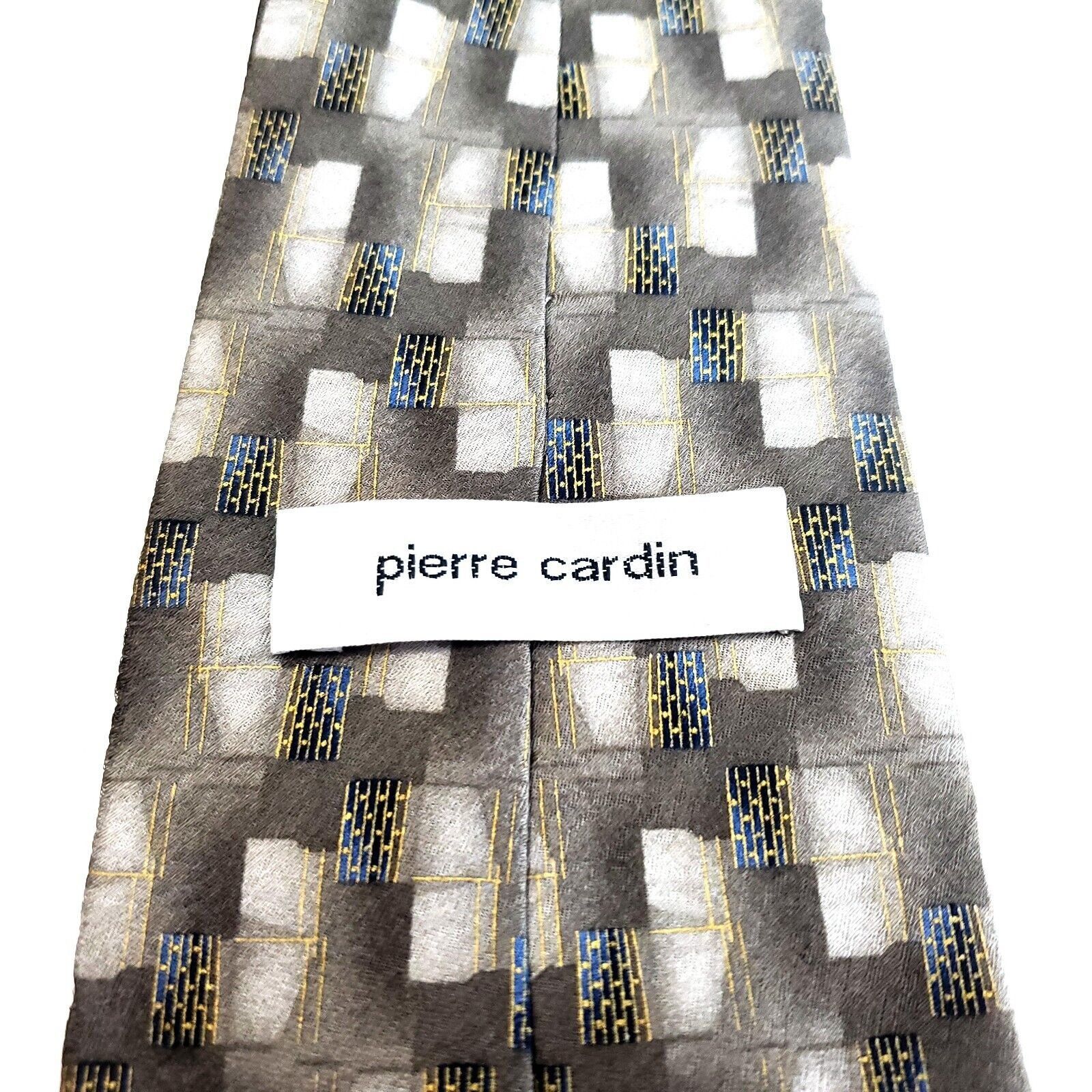 Pierre Cardin Pierre Cardin Beige Tan Abstract Geometric Print Long Wide S Size ONE SIZE - 3 Thumbnail