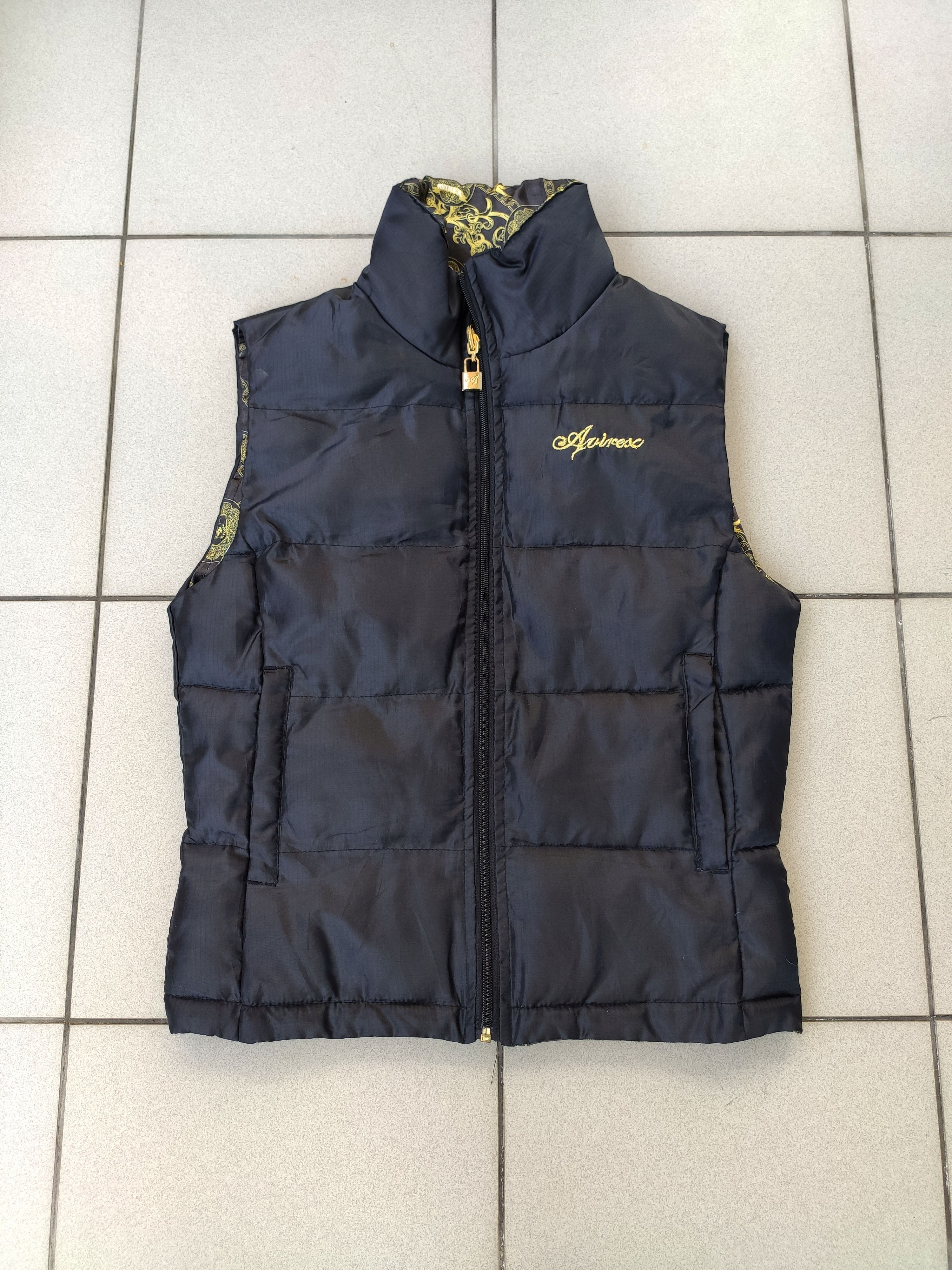 Avirex Avirex double side vest black gold Size US S / EU 44-46 / 1 - 1 Thumbnail