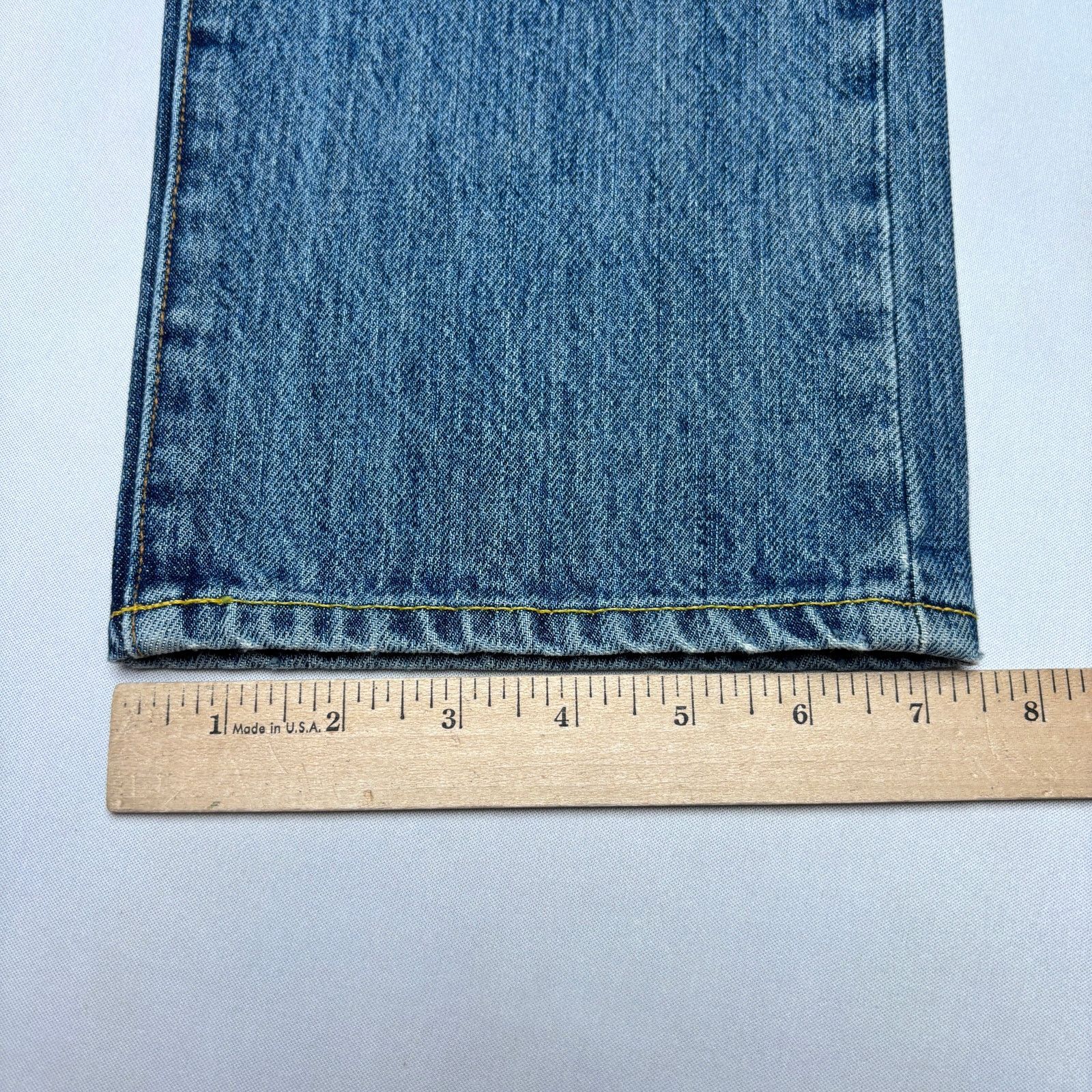 Sid Mashburn $175 Sid Mashburn Slim Straight Jeans 35x32 Made in USA Size US 35 - 7 Thumbnail
