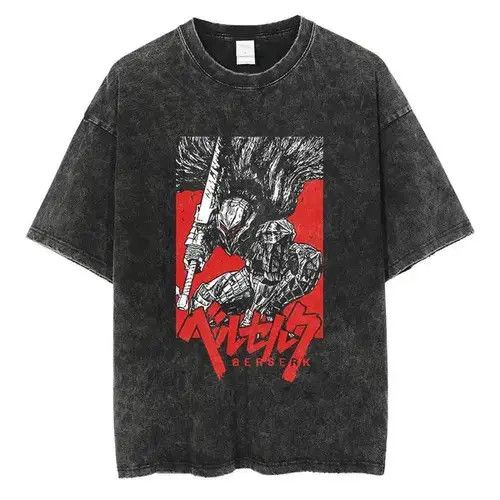 Washed T Shirt Berserk