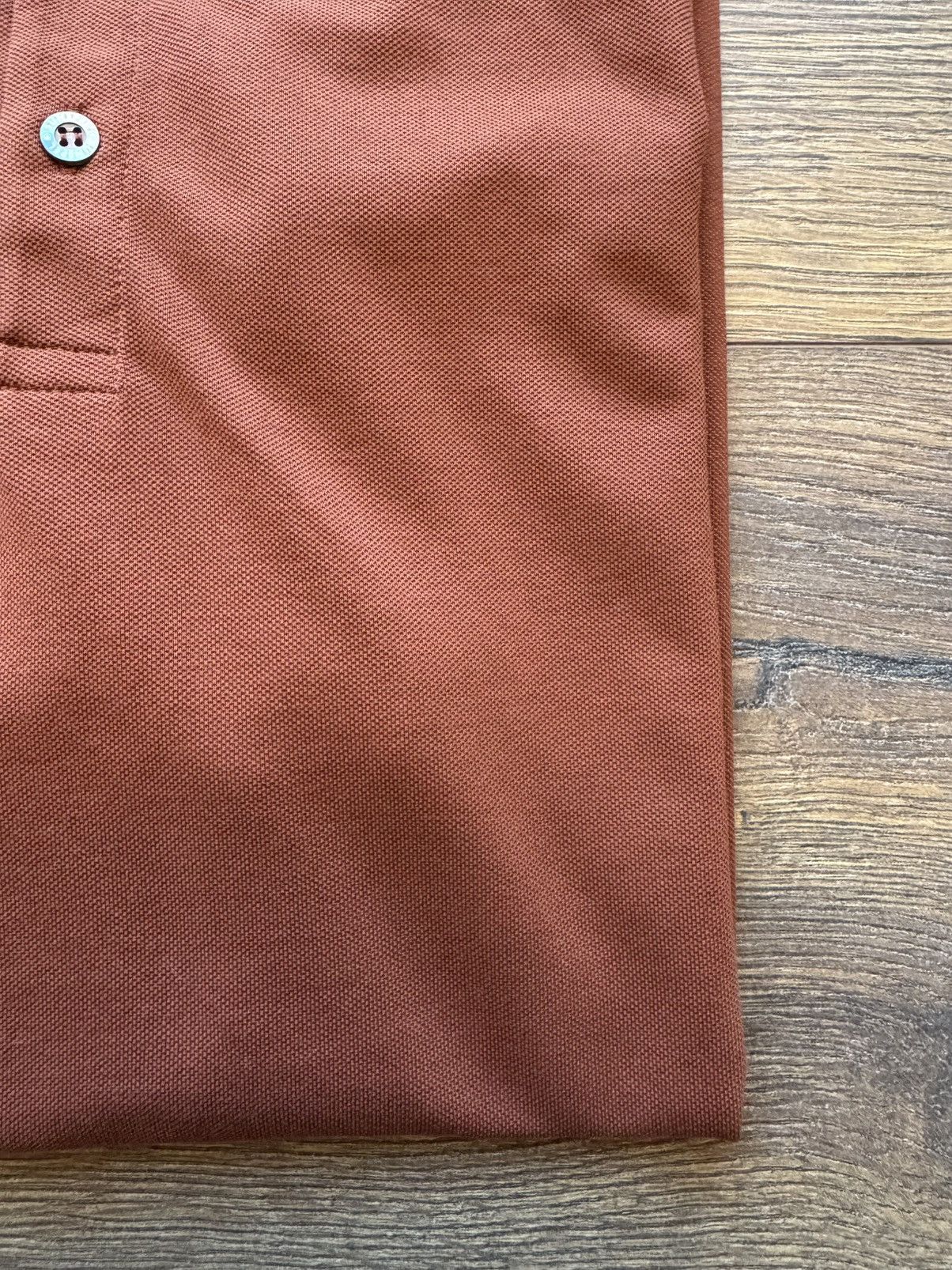 Sunspel Sunspel Red Piquet Polo - Size L Size US L / EU 52-54 / 3 - 3 Thumbnail