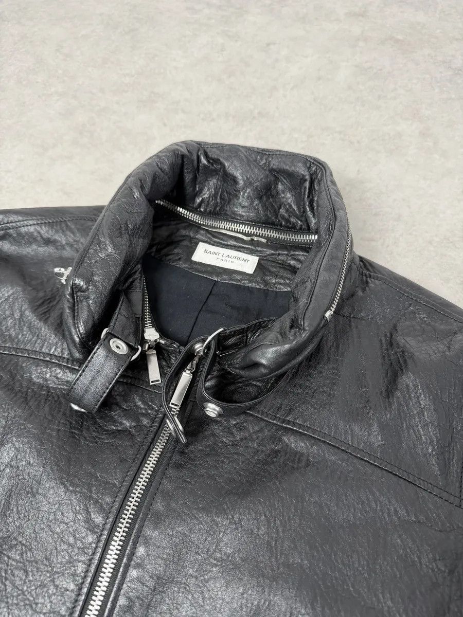 Saint Laurent Paris AW2017 Saint Laurent Black Premium Leather Jacket Size US M / EU 48-50 / 2 - 9 Thumbnail