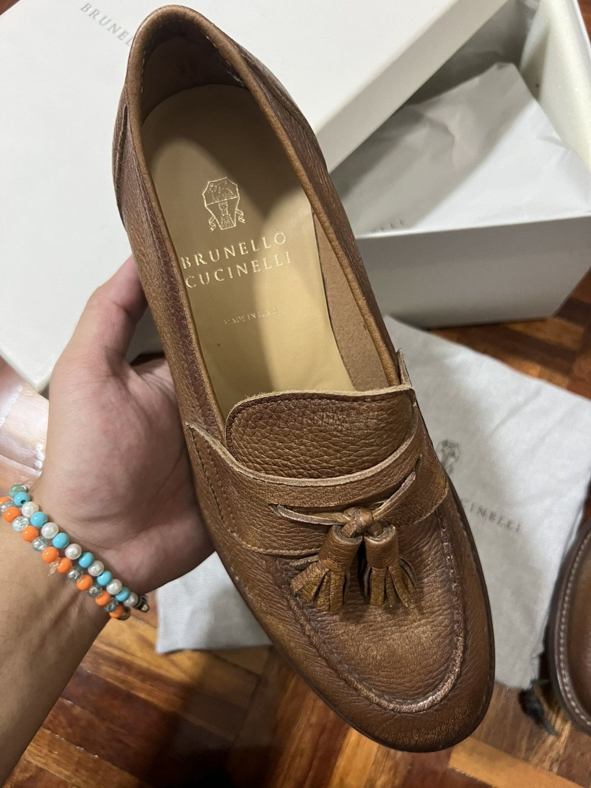 Brunello Cucinelli Brunello Cucinelli Penny Loafer Size US 9 / EU 42 - 2 Thumbnail