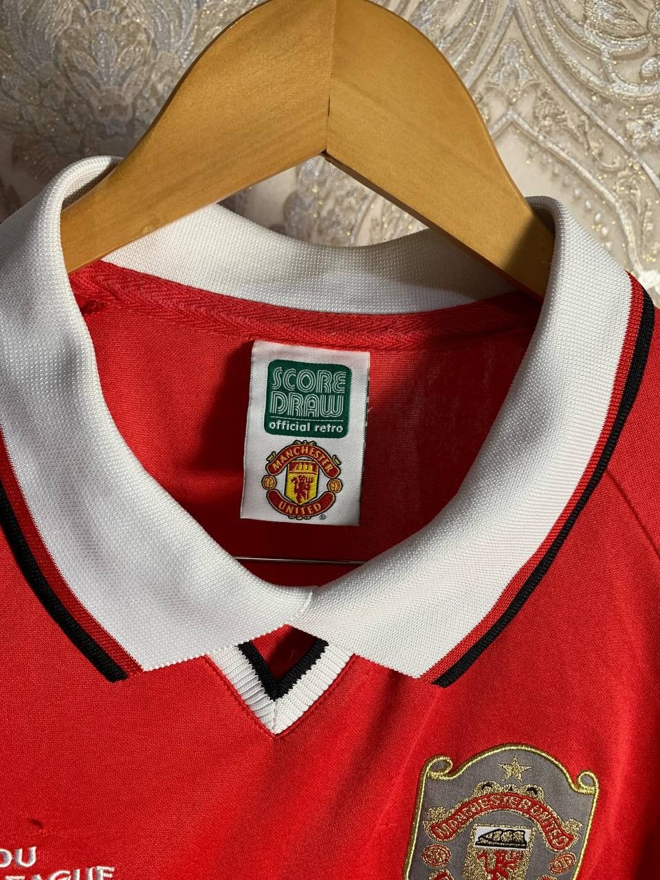 Vintage Very Rare FC Manchester United England Retro Soccer Jersey Size US M / EU 48-50 / 2 - 5 Thumbnail