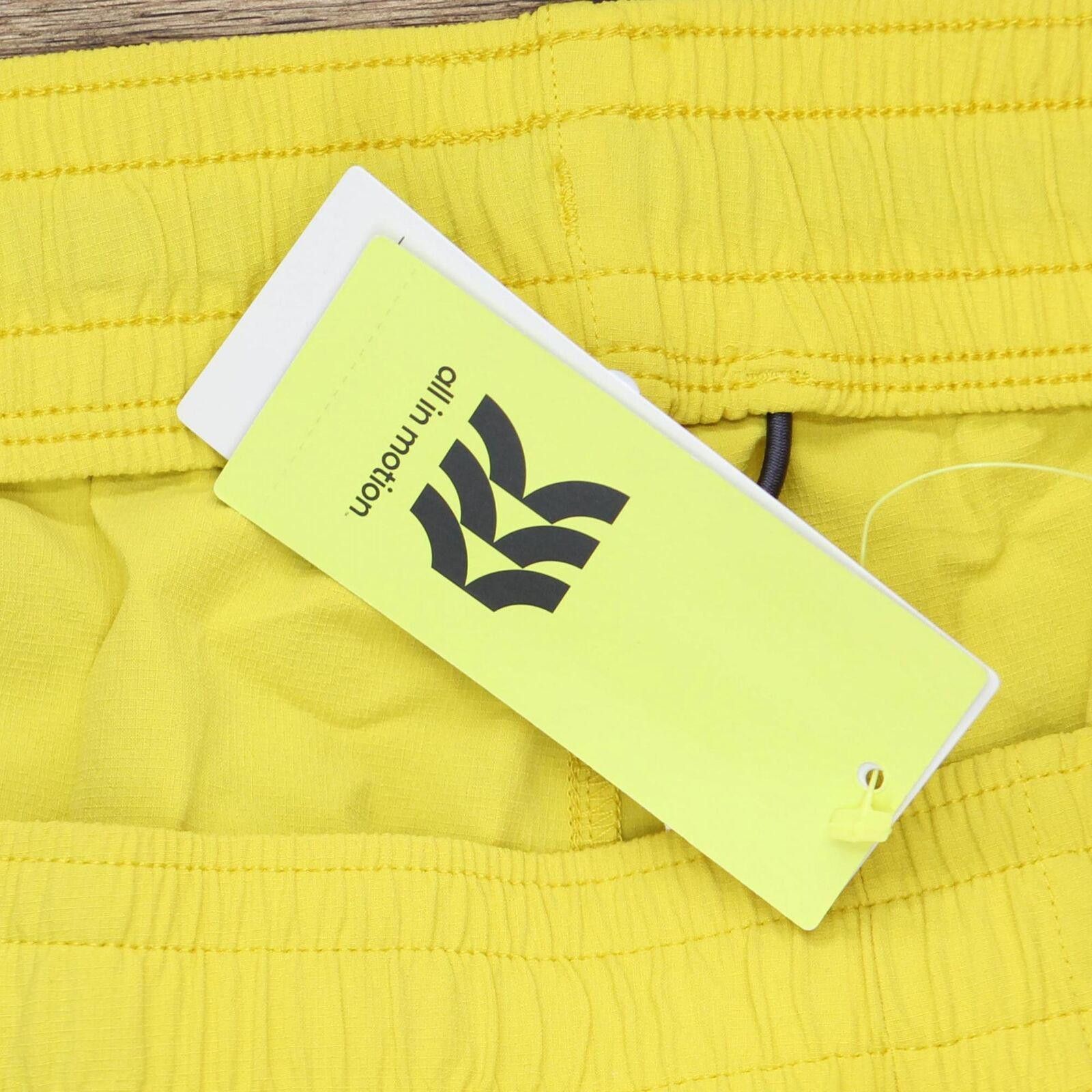Designer NWT All In Motion Woven Shorts 7" G822PR XL Gold Yellow Size US 36 / EU 52 - 3 Thumbnail