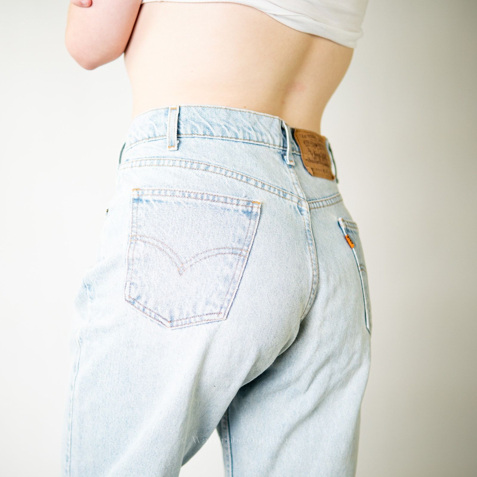 Levi's True Vintage 90s Levi 550s Faded Distressed Stonewash Jeans Size 34" / US 12 / IT 48 - 7 Thumbnail