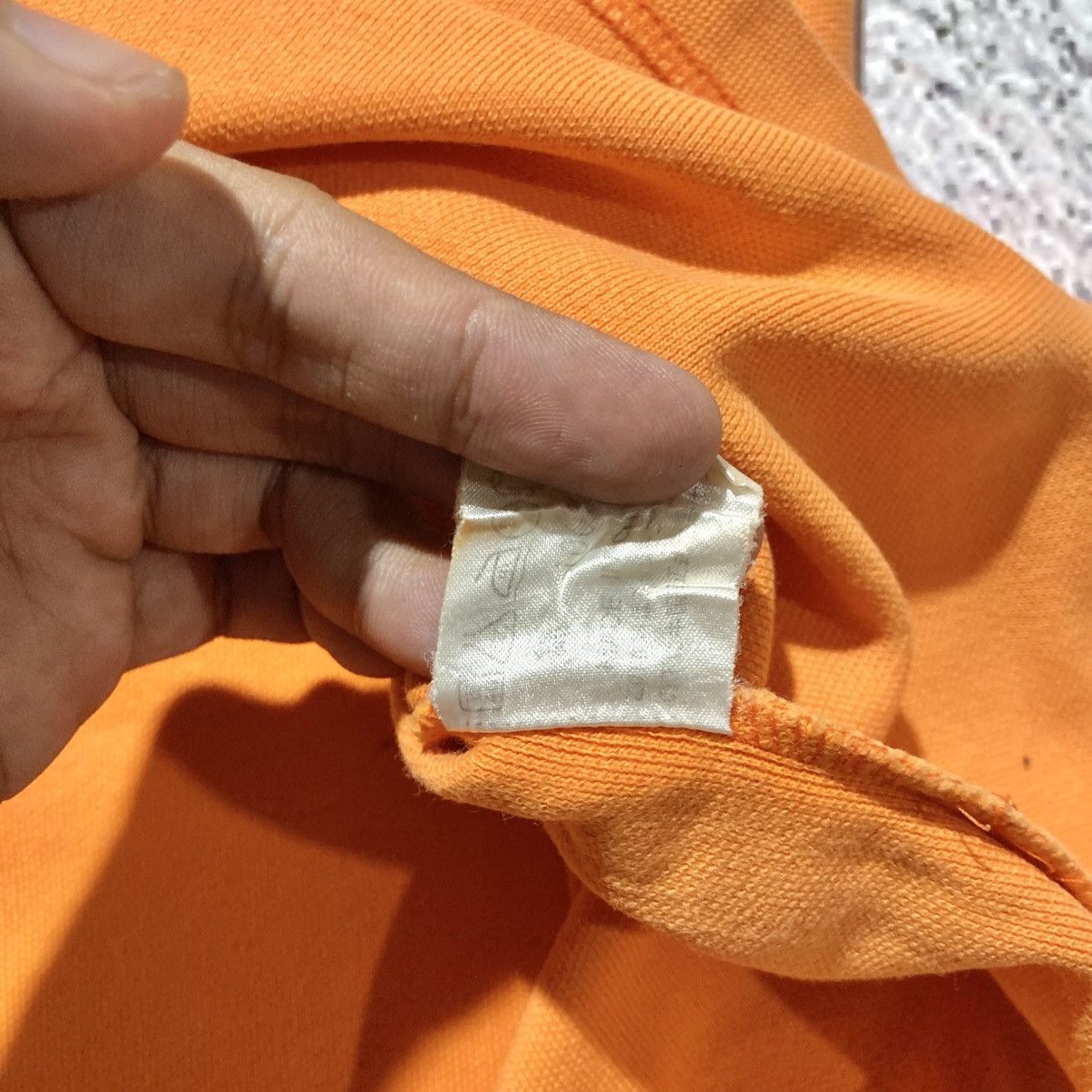 Missoni 1990s Vintage Missoni Sport Spellout Logo Polo Tshirt Orange Size US L / EU 52-54 / 3 - 16 Thumbnail