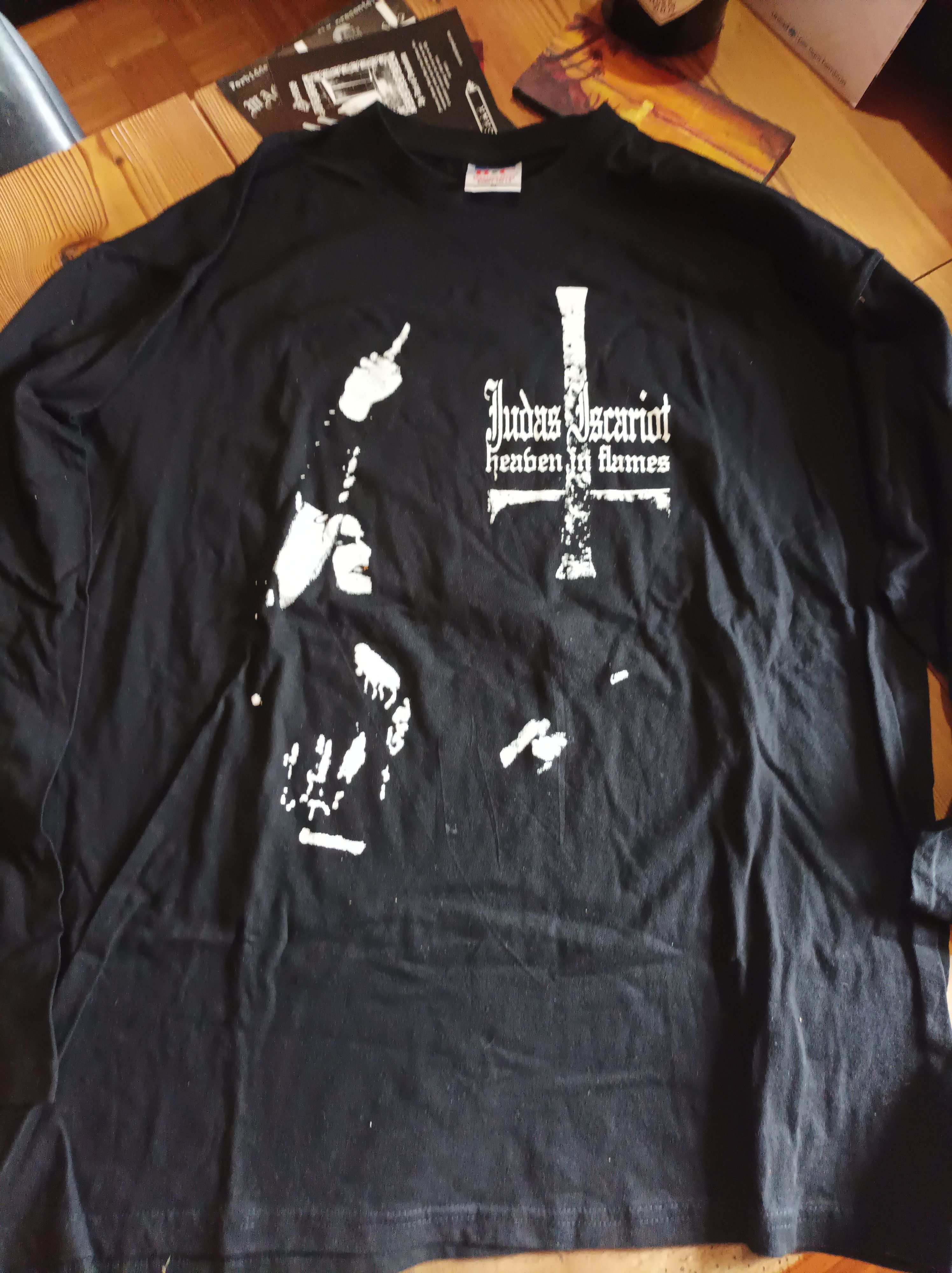 Band Tees Judas Iscariot.Heaven in Flames.vintage Size US XL / EU 56 / 4 - 6 Thumbnail