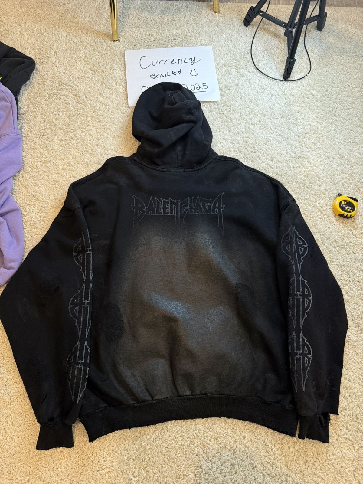 Balenciaga Balenciaga Paris Moon Hoodie Size US S / EU 44-46 / 1 - 9 Thumbnail