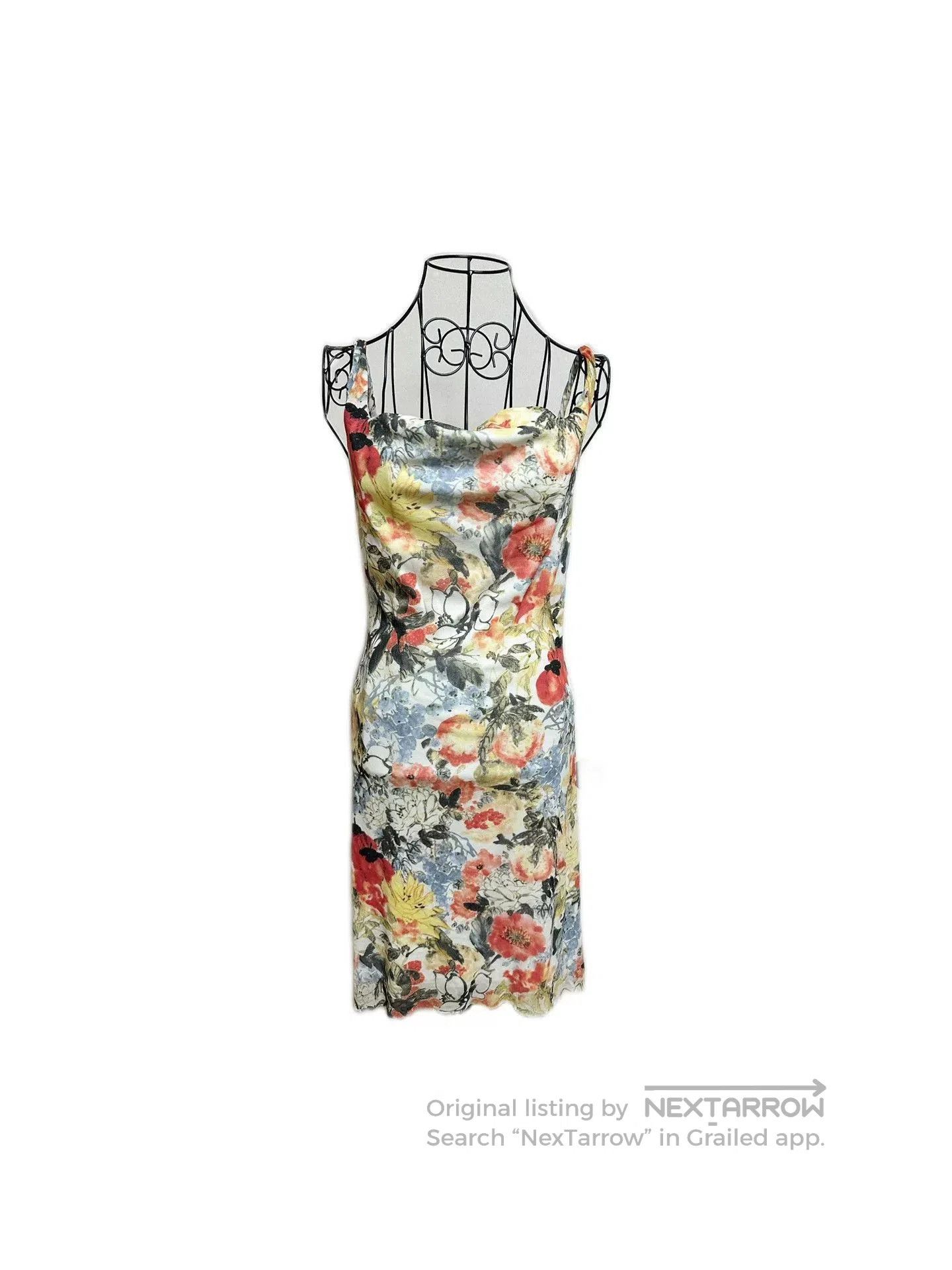 Vivienne Tam Vivienne Tam Chinese Ink Floral Slip Dress. Size M / US 6-8 / IT 42-44 - 1 Thumbnail