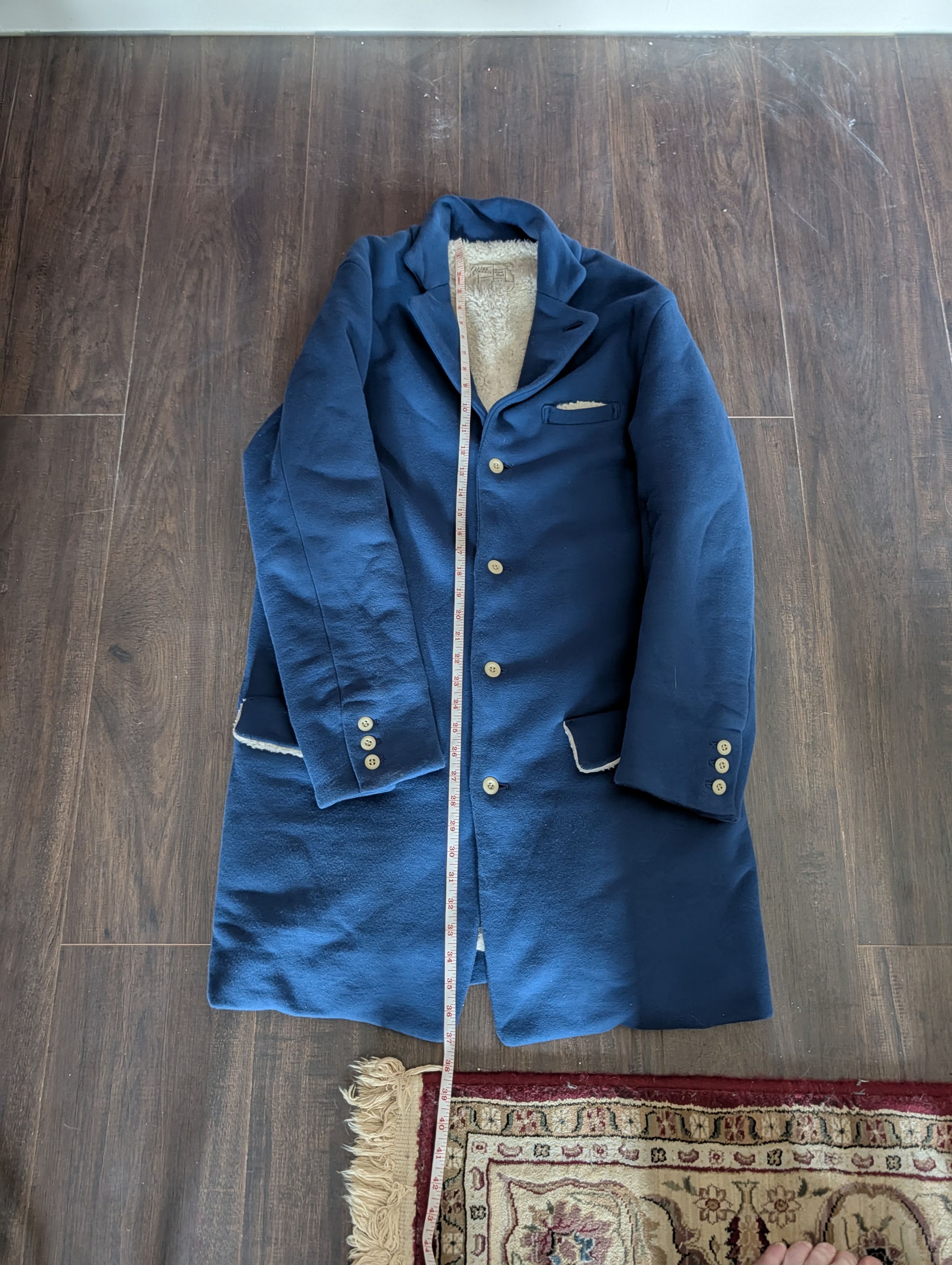 Porter PORTER CLASSIC Sherpa lined P.C. embroidery overcoat Japan Size US M / EU 48-50 / 2 - 19 Thumbnail