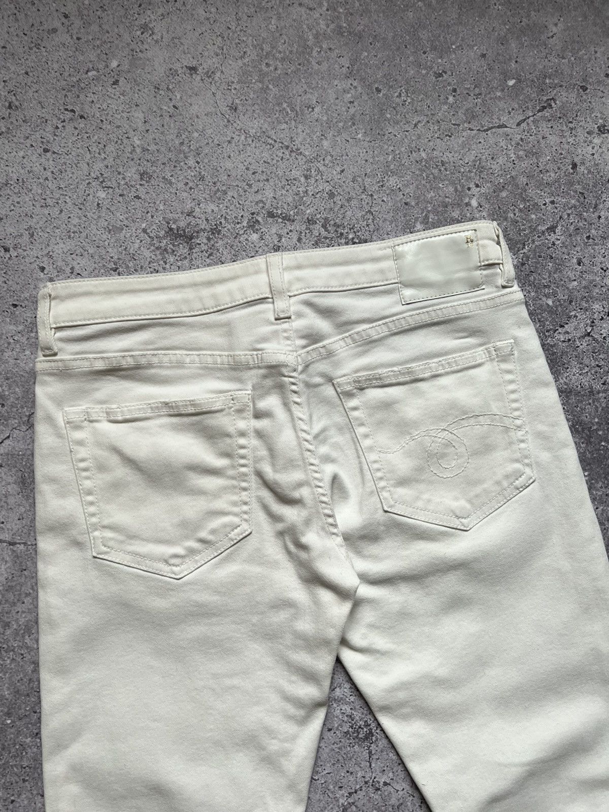 R13 R13 Women Pants Boy Skinny White Size 26" / US 2 / IT 38 - 14 Thumbnail