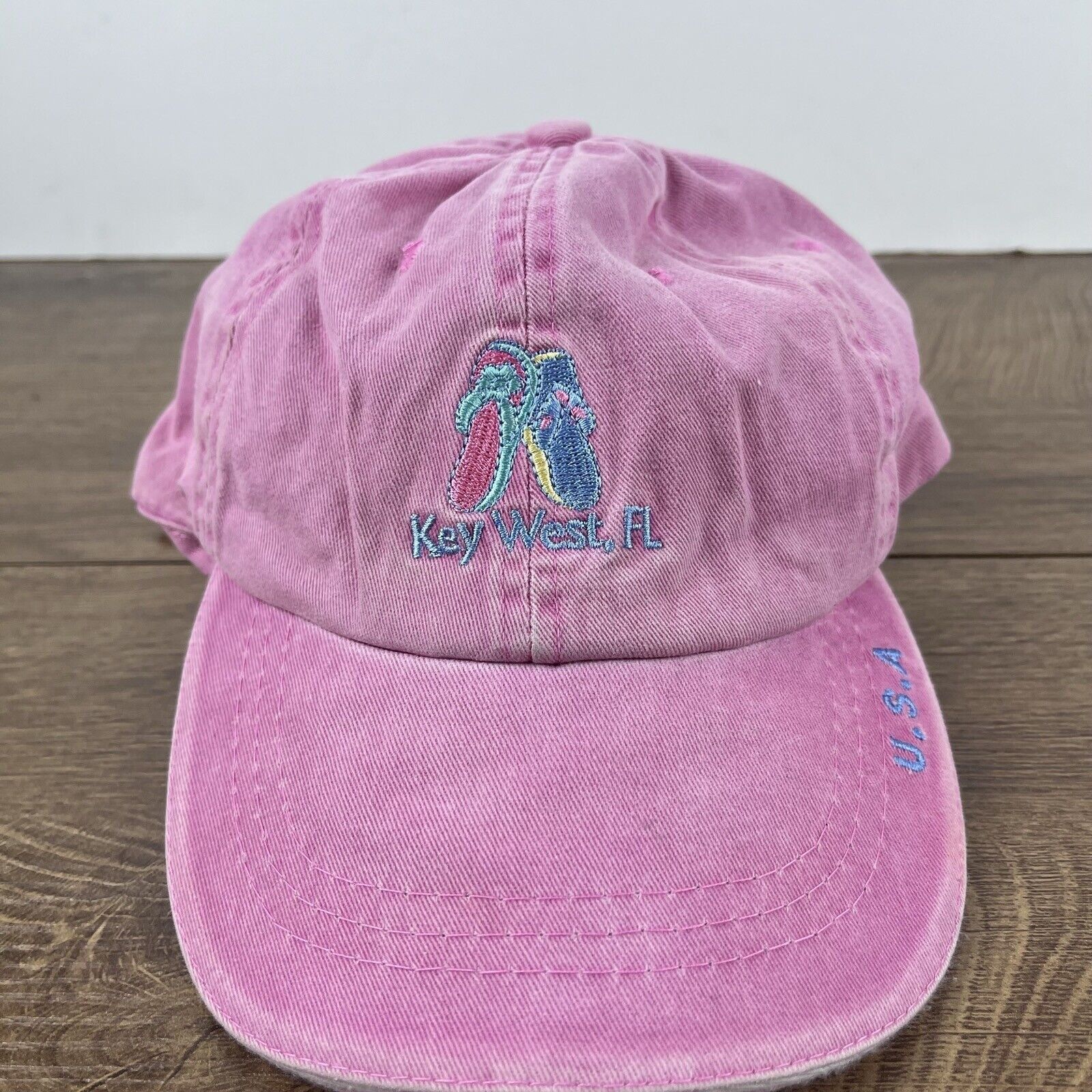 Other Key West Florida Hat Key West Hat Pink Cap Adjustable Pink A Size ONE SIZE - 5 Thumbnail