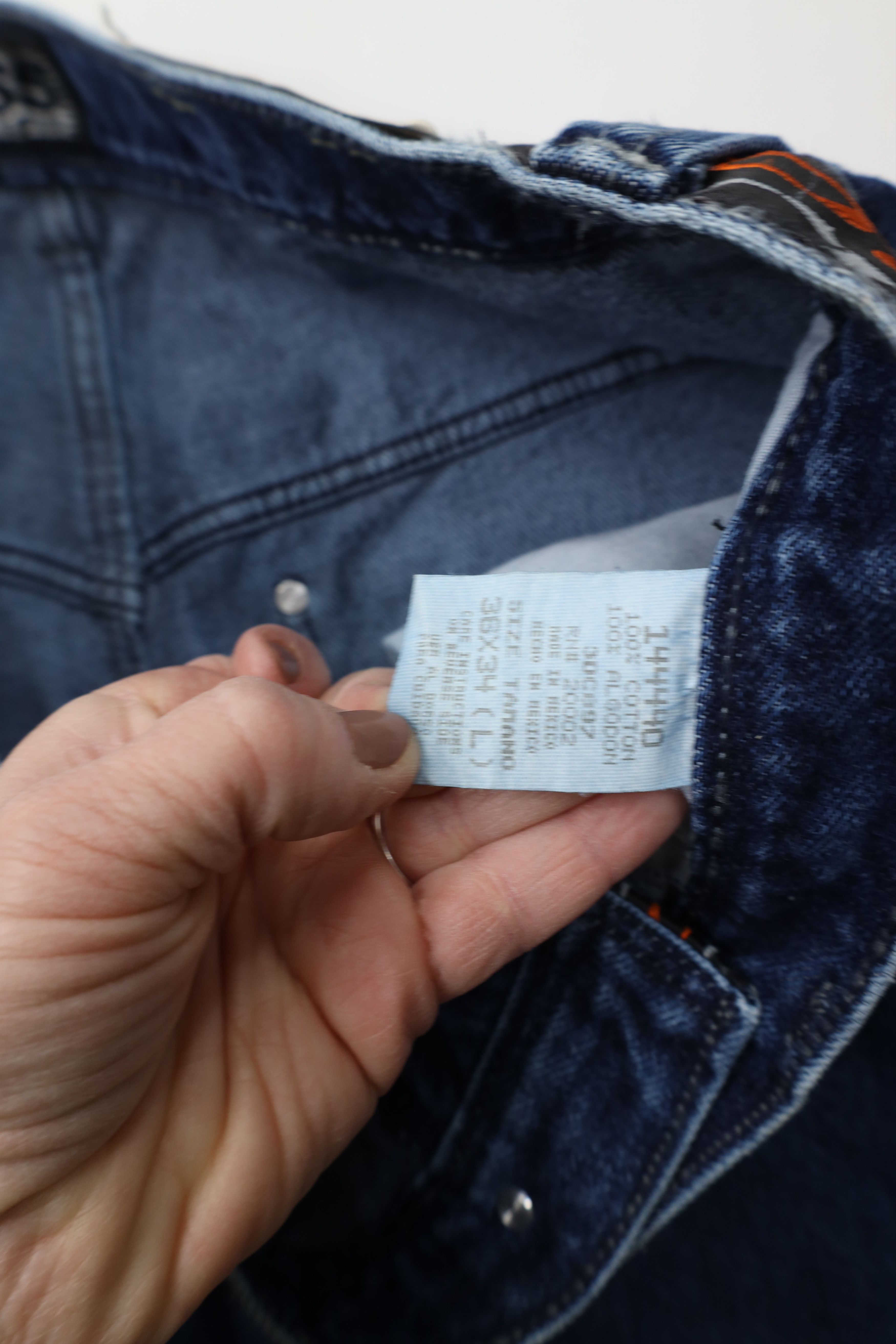 Vintage Deadstock Vintage 90s Boss Wide Leg Skateboard Denim Jeans Size US 36 / EU 52 - 8 Thumbnail