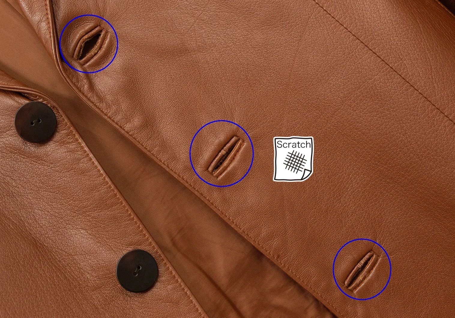 Jean Paul Gaultier Sheep Skin Leather Coat in Brown, Size 48 Size US M / EU 48-50 / 2 - 11 Thumbnail