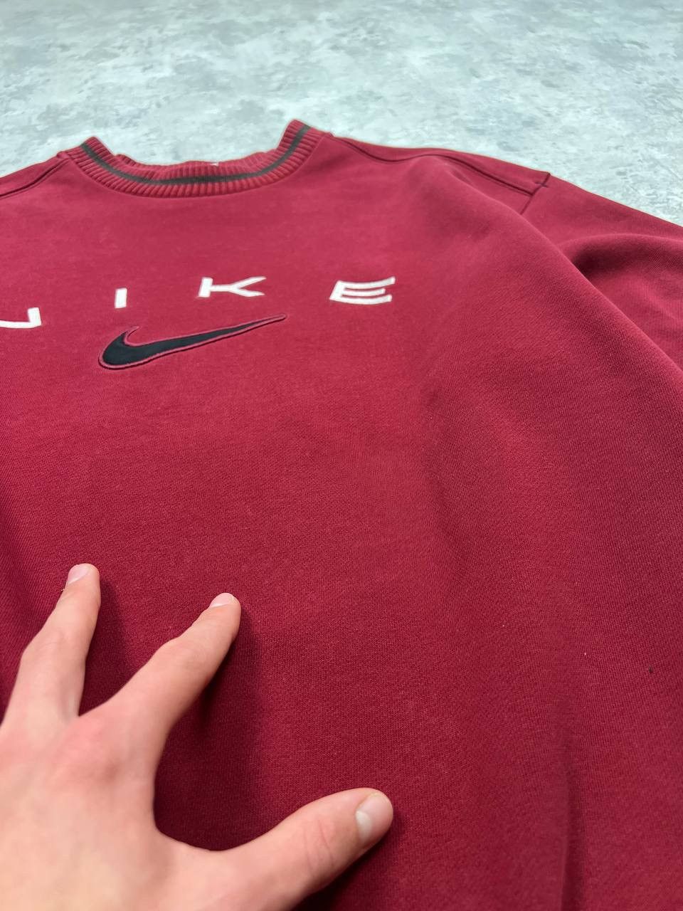 Nike Rare Vintage Nike Sweatshirt Spell Out Embroidered Logo Y2K Size US M / EU 48-50 / 2 - 15 Thumbnail