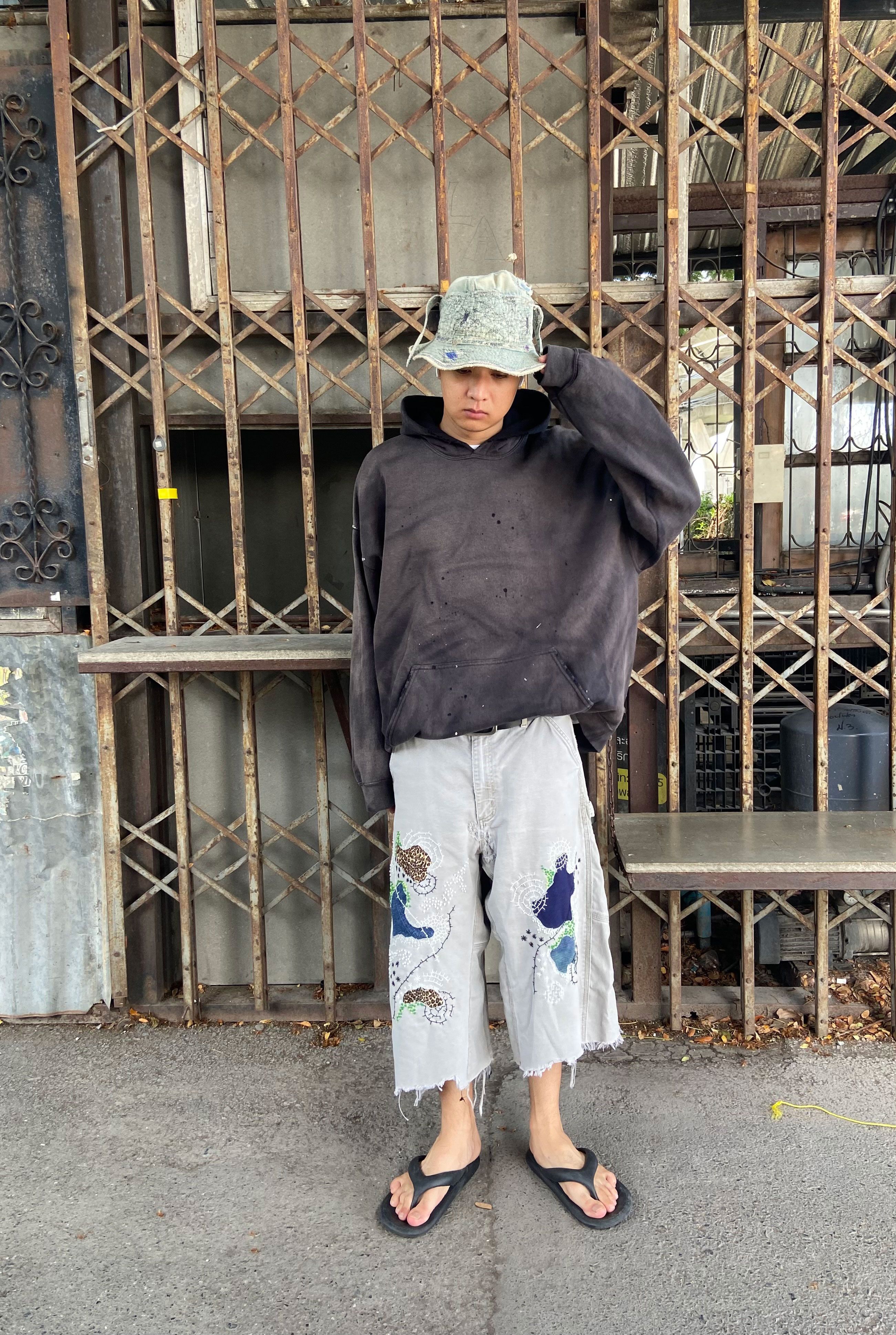 Japanese Brand Boro Patchwork Carhartt Carpenter Size US 34 / EU 50 - 9 Thumbnail