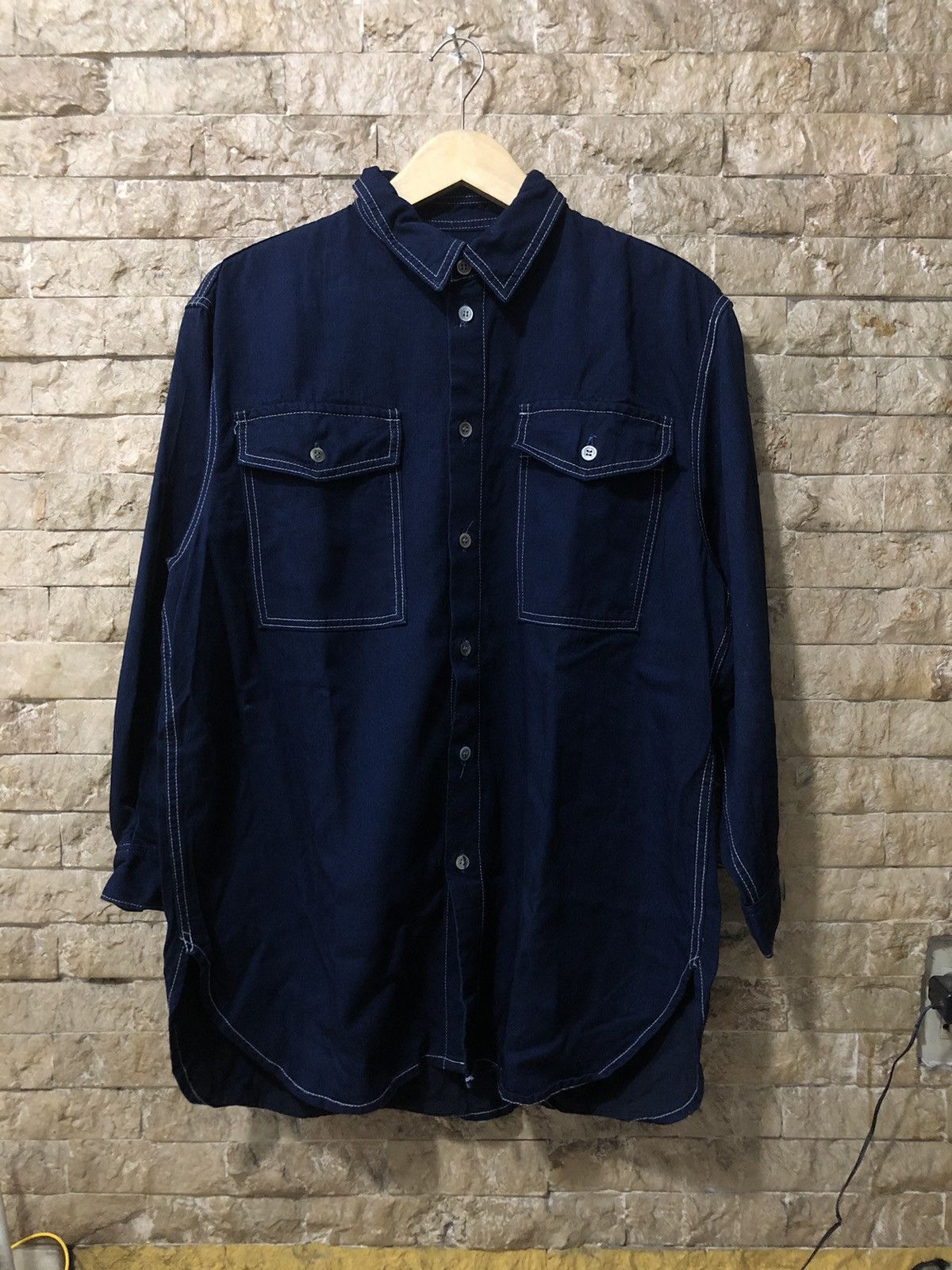 Hai Sporting Gear Hai Sporting Gear Oversized Denim Shirt Size US L / EU 52-54 / 3 - 1 Thumbnail