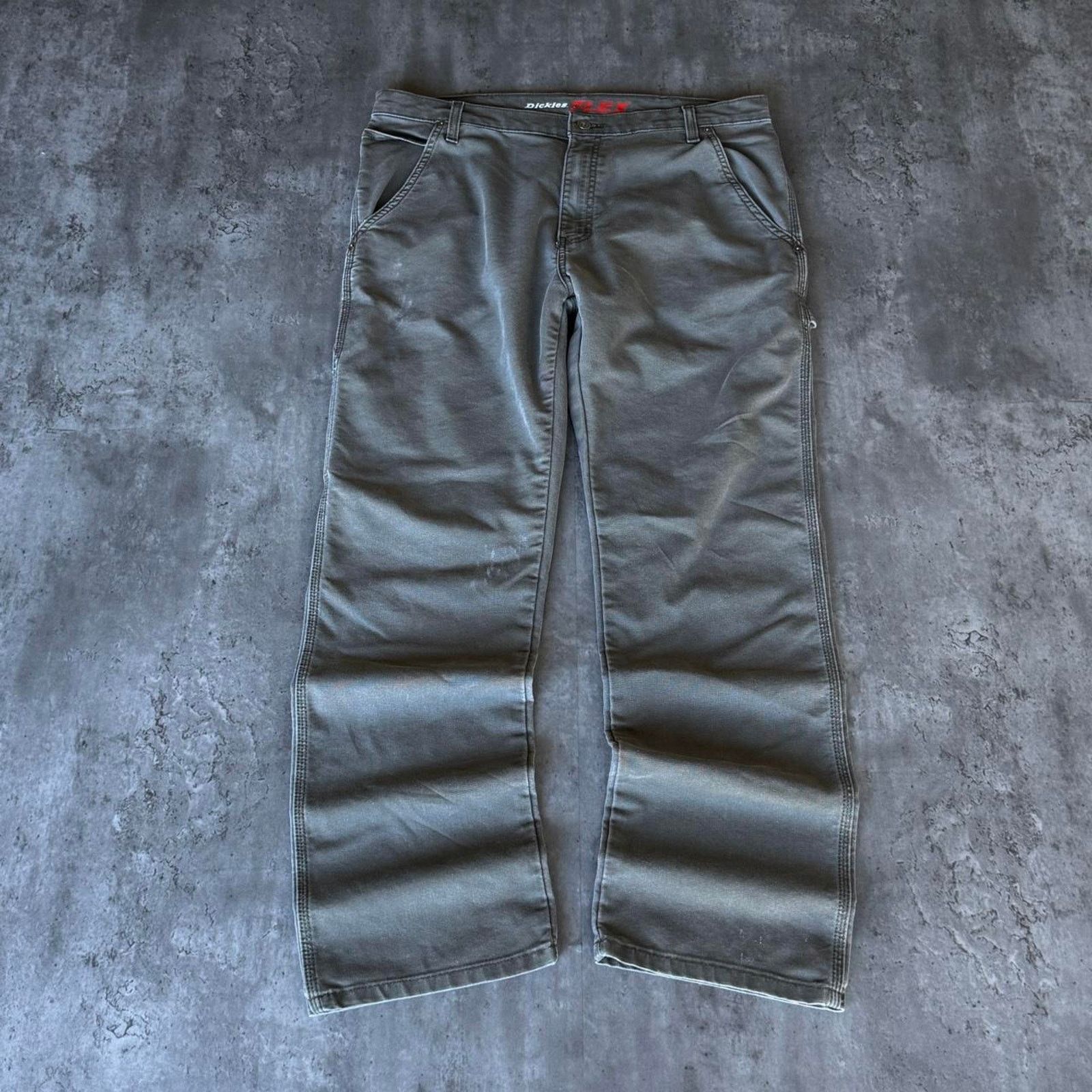 Carhartt × Carhartt Wip × Dickies Carhartt Style Baggy Green Carpenter Skater Dickies Pants Size US 36 / EU 52 - 2 Thumbnail