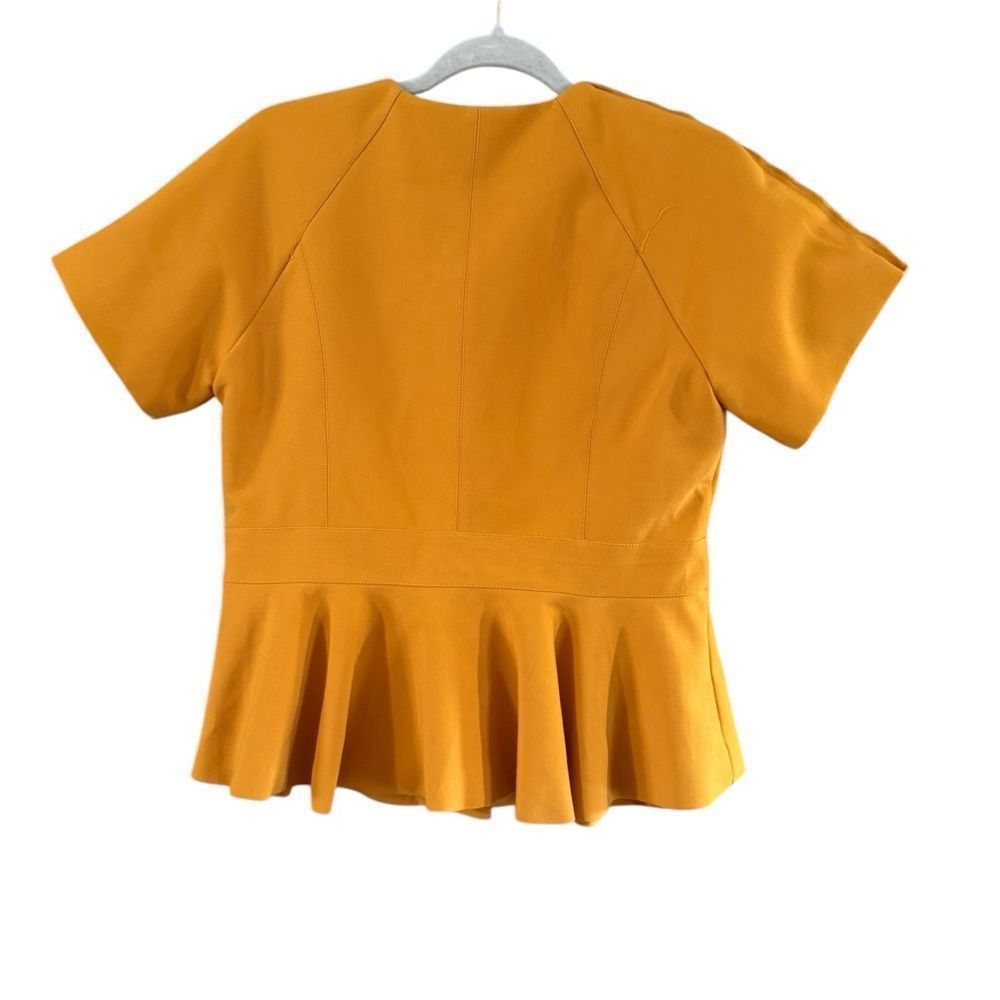 Other Gracia size medium, orange peplum short sleeve shirt Size M / US 6-8 / IT 42-44 - 2 Thumbnail