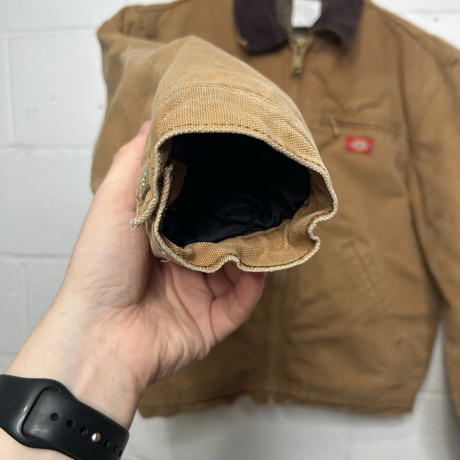 Vintage Dickies Blanket-Lined Canvas Detroit Jacket “Brown”