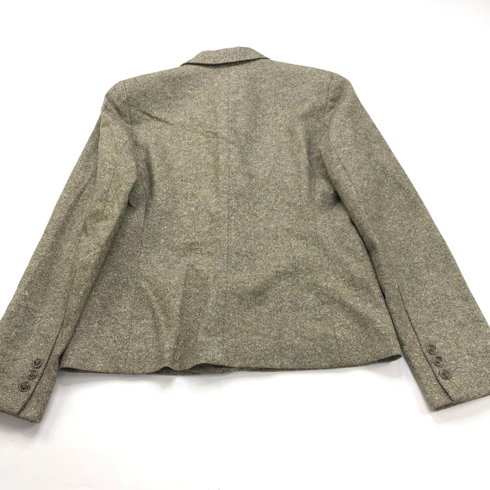 Brooks Brothers Brooks Brothers Blazer Beige Wool Silk Button Made In USA Womens 6 Blazer Jacket Size M / US 6-8 / IT 42-44 - 3 Thumbnail
