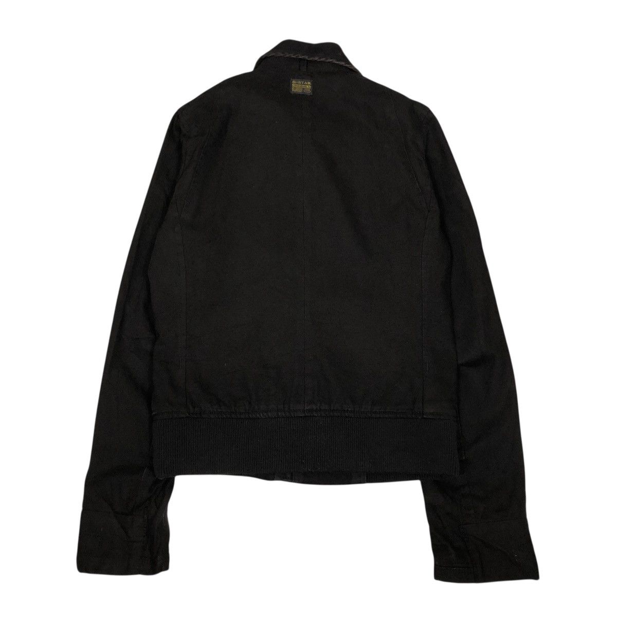 G-Star 🔥VINTAGE CROPPED BIKER JACKET G STAR RAW MULTI POCKETS Size US XS / EU 42 / 0 - 2 Thumbnail