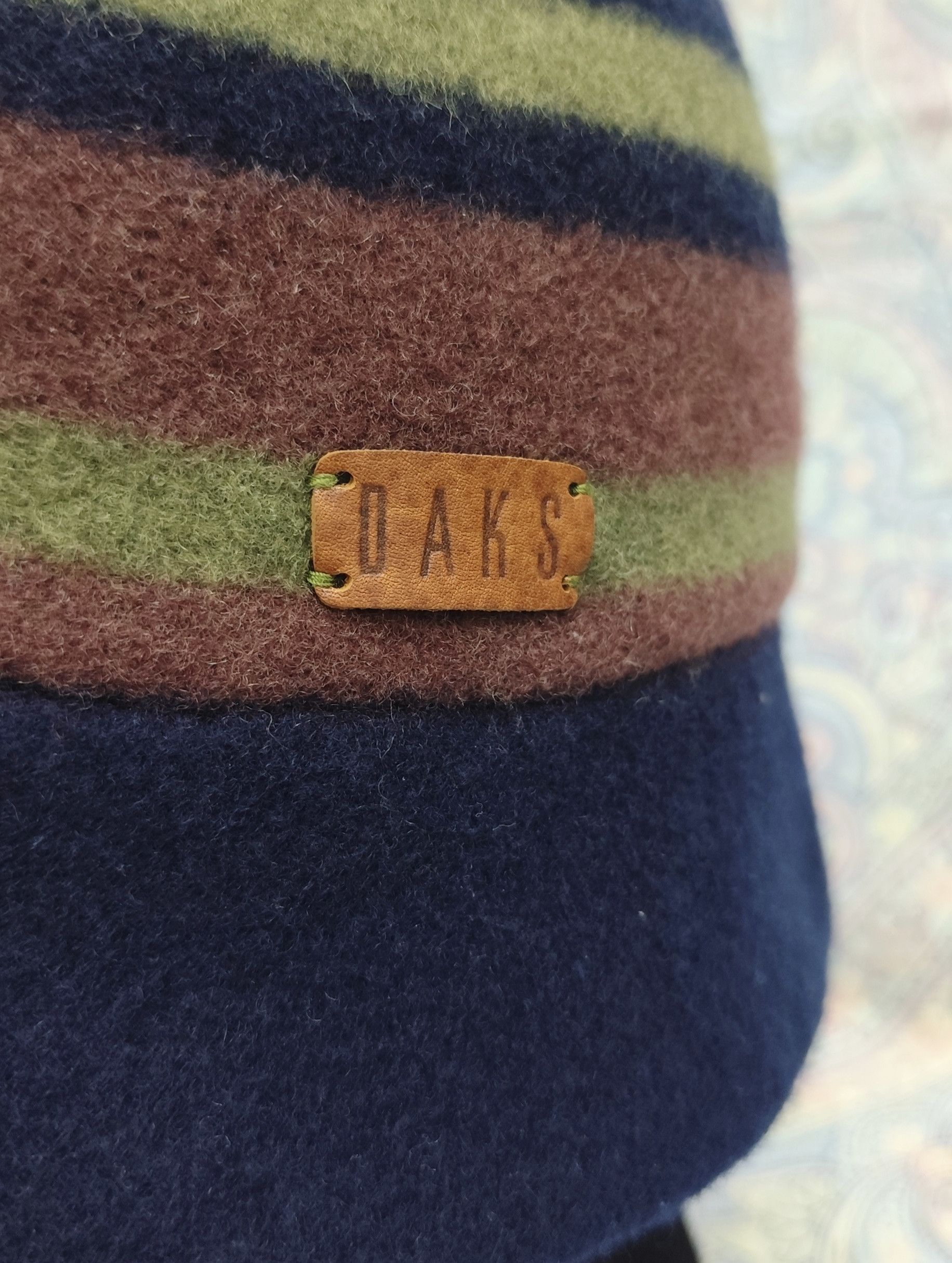 DAKS DAKS London Striped Wool Cloche Hat Size ONE SIZE - 3 Thumbnail