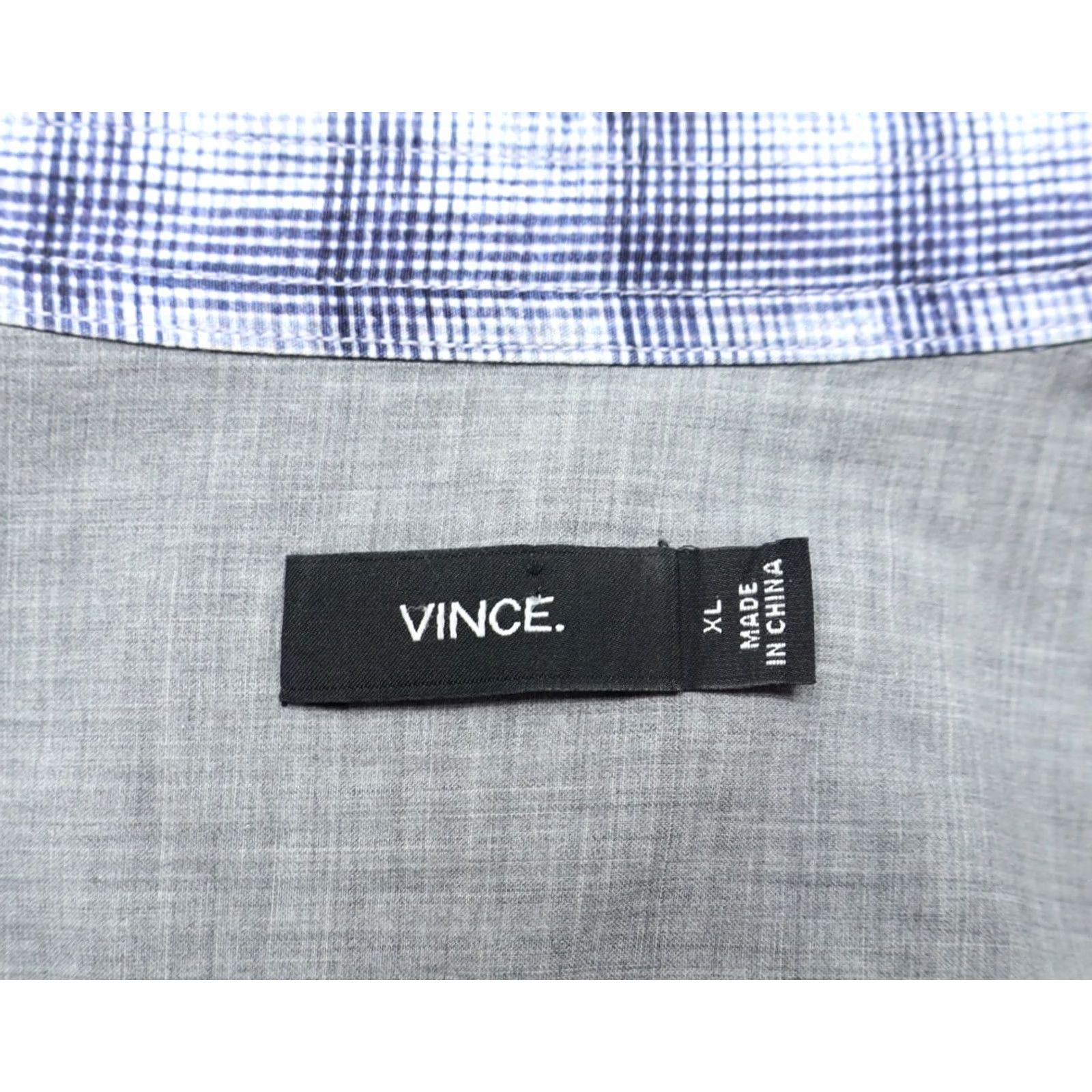 Vince Vince Shirt XL Multicolor Cotton Plaid Button-Up Long Sleeve Relaxed Slim Mens Size US XL / EU 56 / 4 - 4 Thumbnail