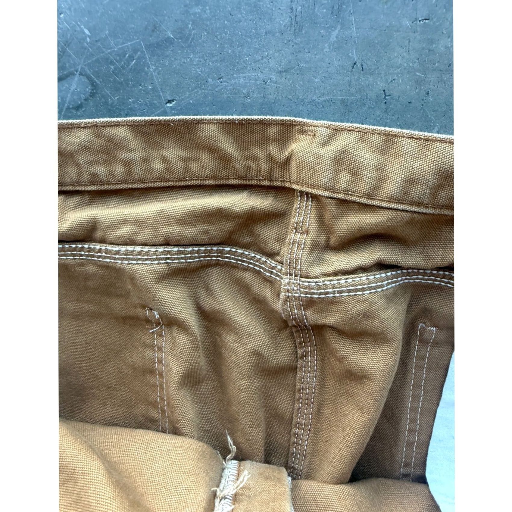 Dickies VINTAGE Dickies Workwear Khaki Carpenter Baggy Pants Men 40x30 Men's 40 30 Beige Ankle JeansTrousers (adapted as Pants) Size US 40 / EU 56 - 6 Thumbnail