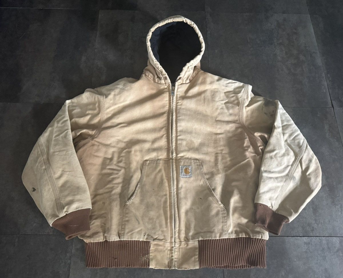 Carhartt USA MADE 2XL Carhartt Tan Active Jacket Detroit J04 BRN Size US XXL / EU 58 / 5 - 1 Thumbnail