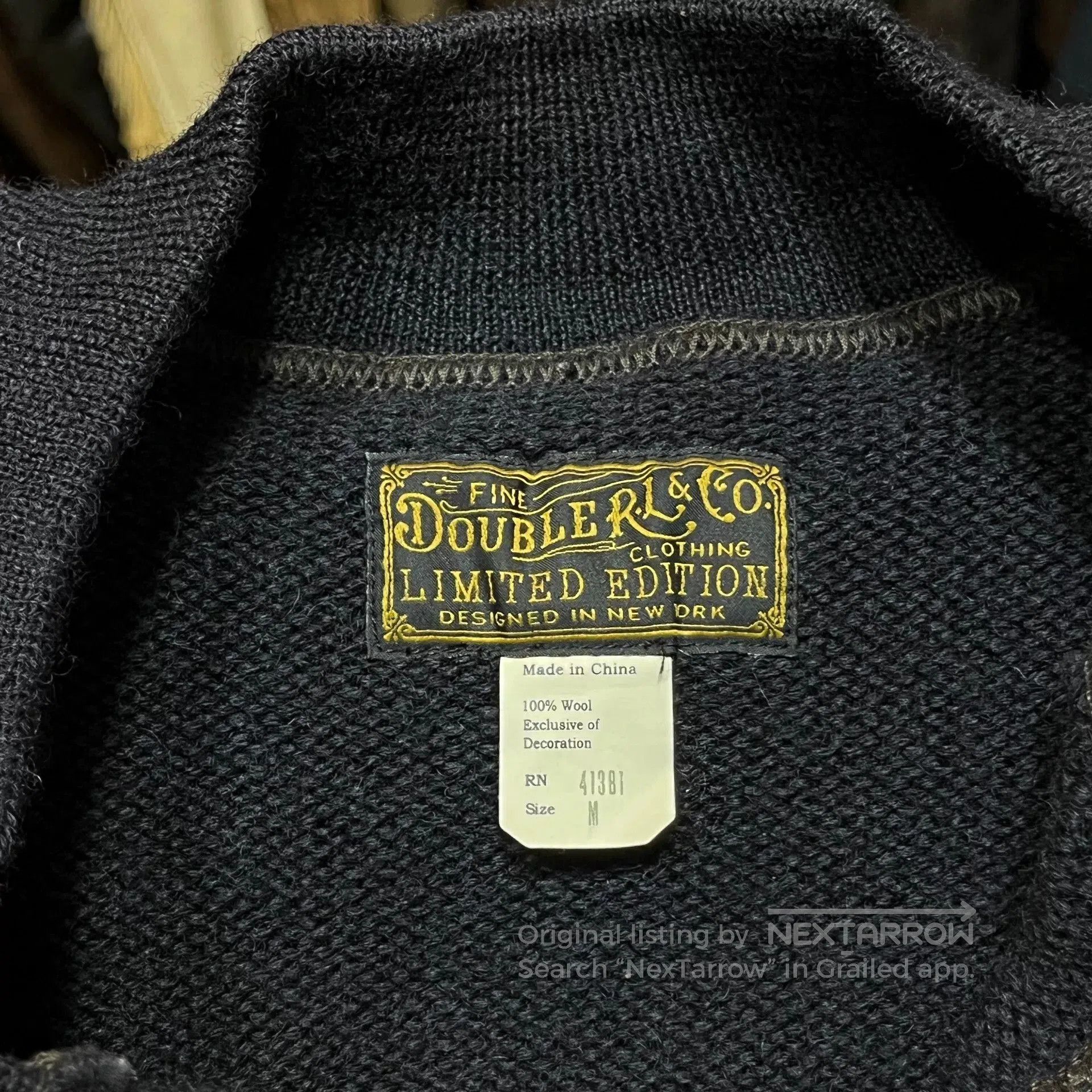 RRL Ralph Lauren Limited Edition Wool Baseball Jacket. Size US M / EU 48-50 / 2 - 3 Thumbnail