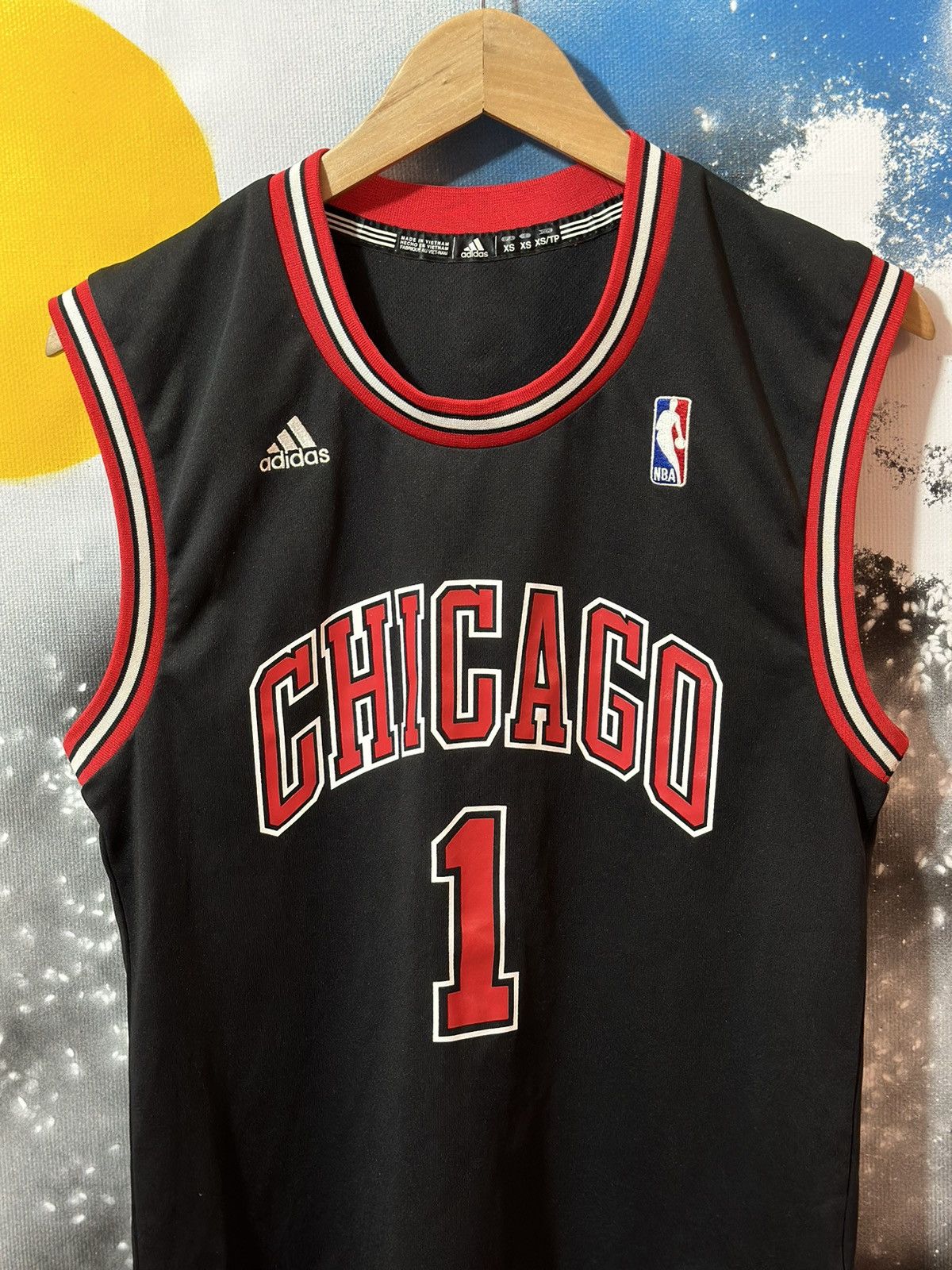 Adidas Adidas Chicago Bulls #1 Derrick Rose NBA Jersey Basketball Size US XS / EU 42 / 0 - 2 Thumbnail