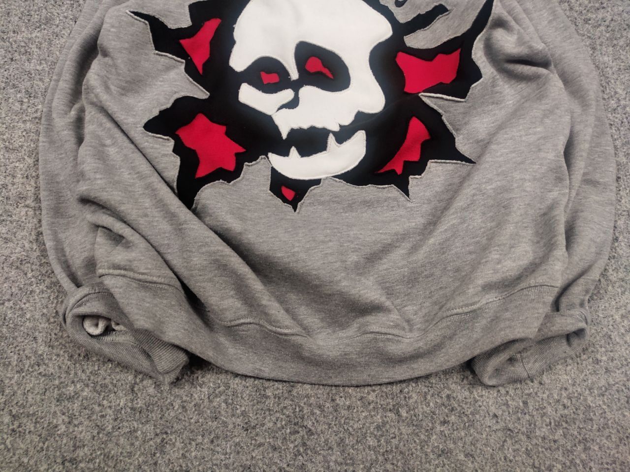 Nike Vintage Nike USA Custom Skeleton Oversized Sweatshirt Y2K Size US S / EU 44-46 / 1 - 7 Thumbnail